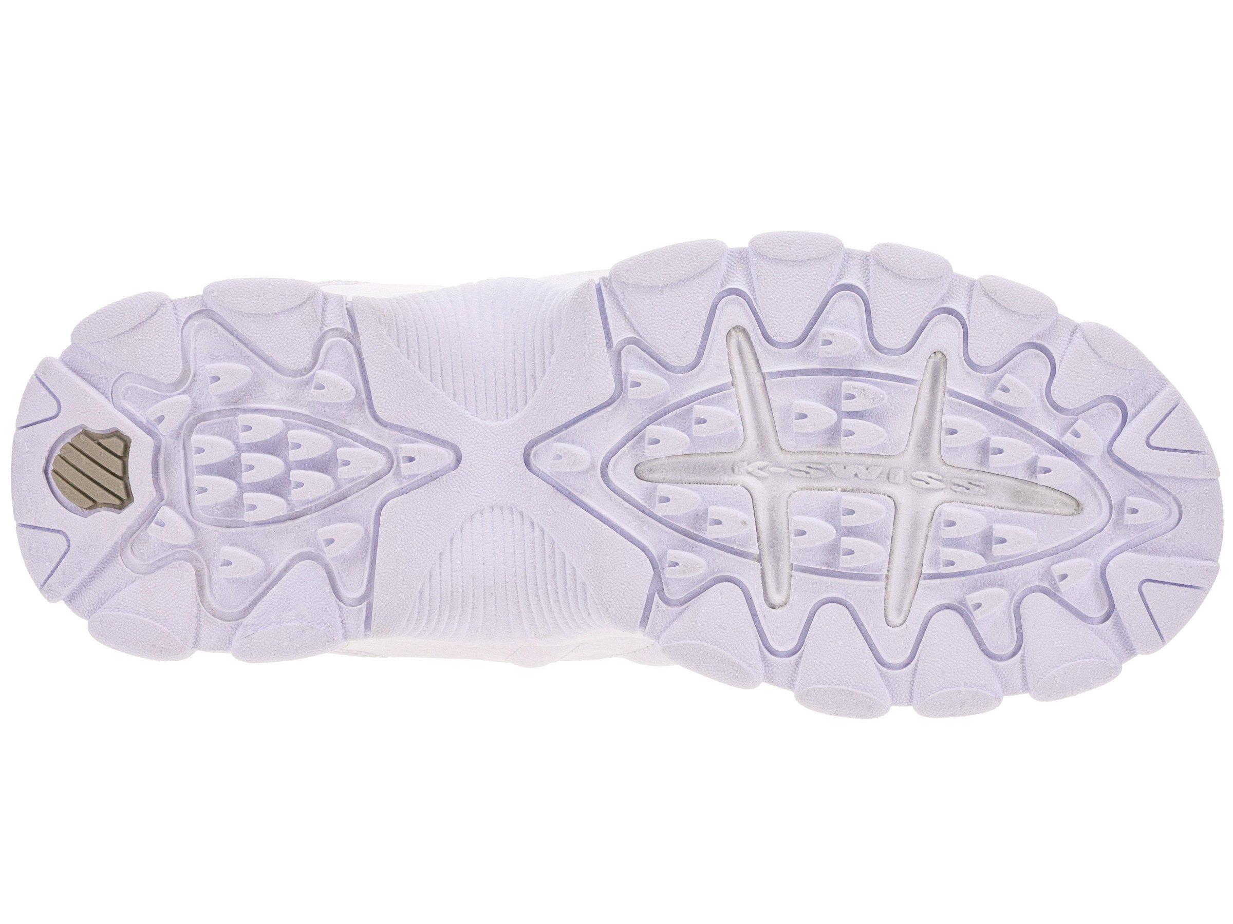 K-Swiss ST329 CMF "White/Silver" Women's Shoe - WHITE/SILVER Thumbnail View 7