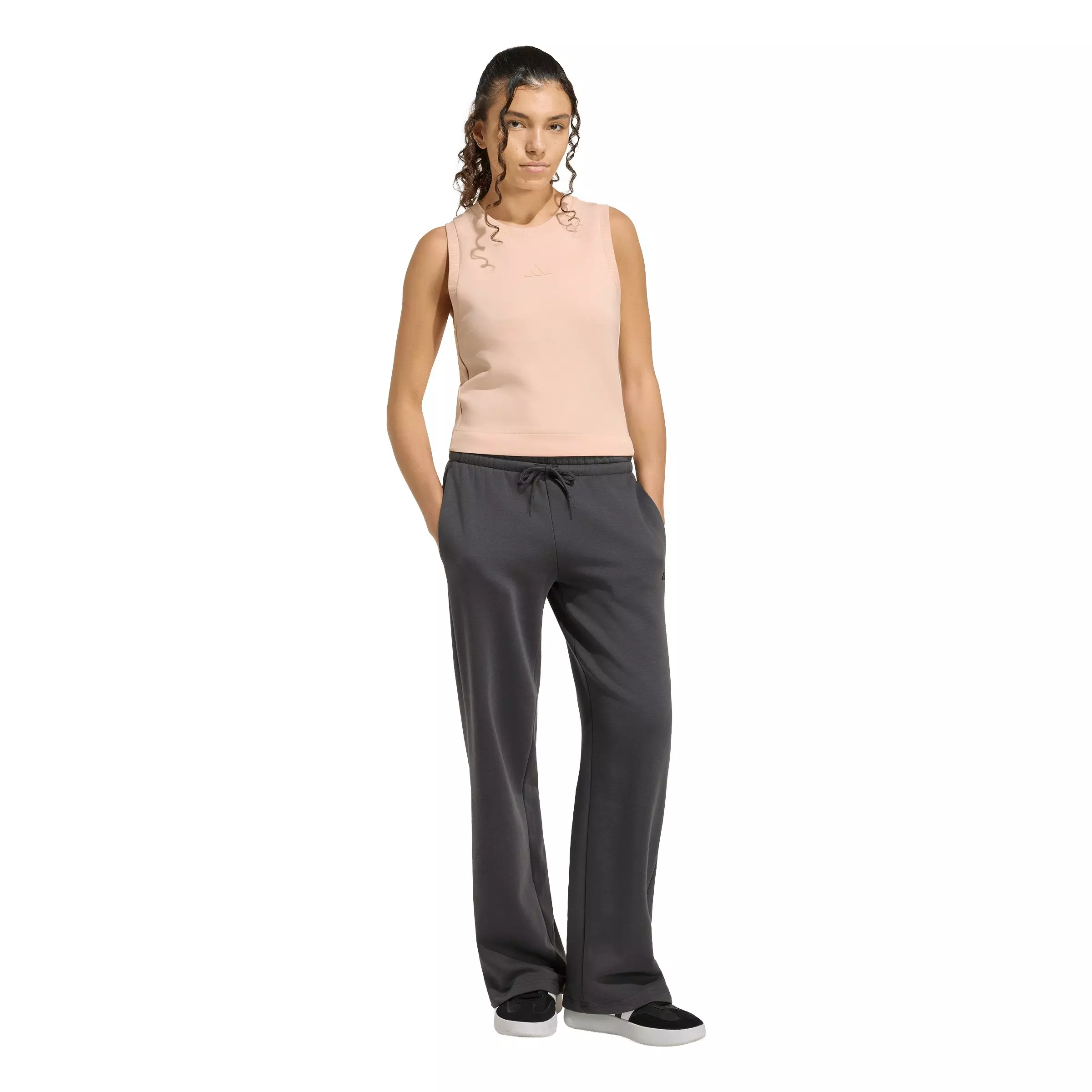 adidas Women's Soft Lux Tank Top - Light Pink - LIGHT PINK