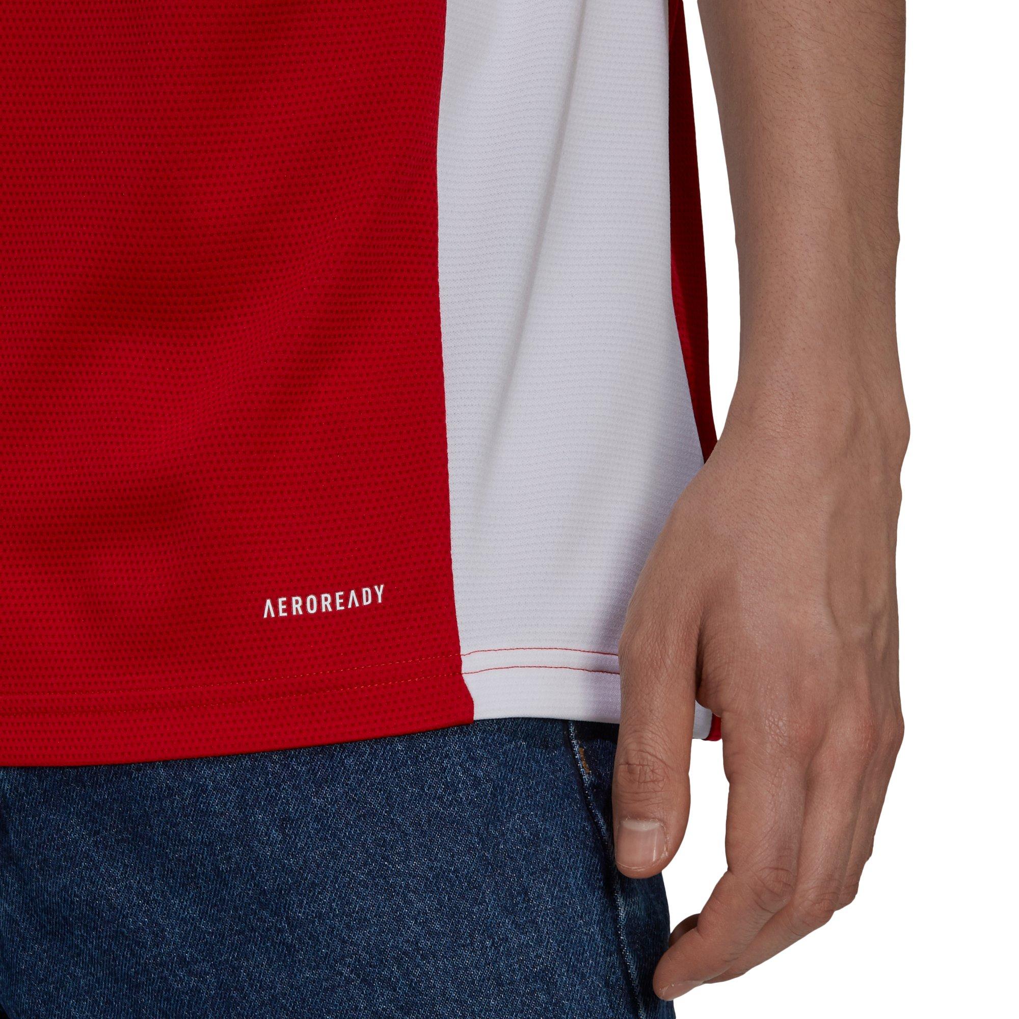 adidas Men's Arsenal 21/22 Home Soccer Jersey - WHITE Thumbnail View 5