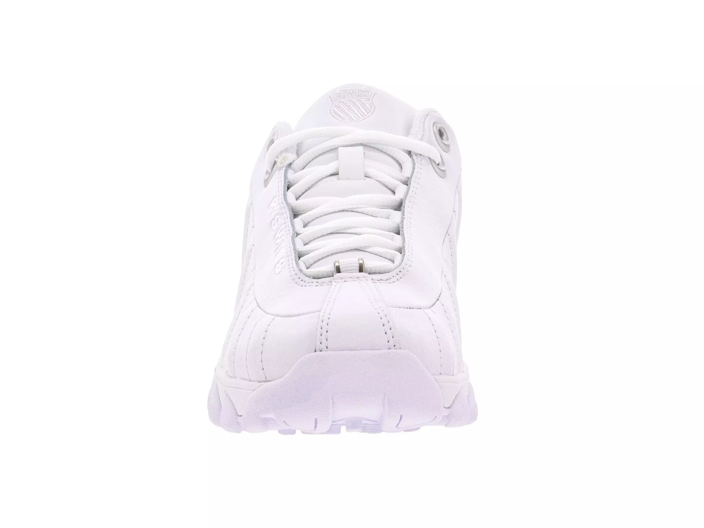 K-Swiss ST329 CMF "White/Silver" Women's Wide Shoe - WHITE/SILVER