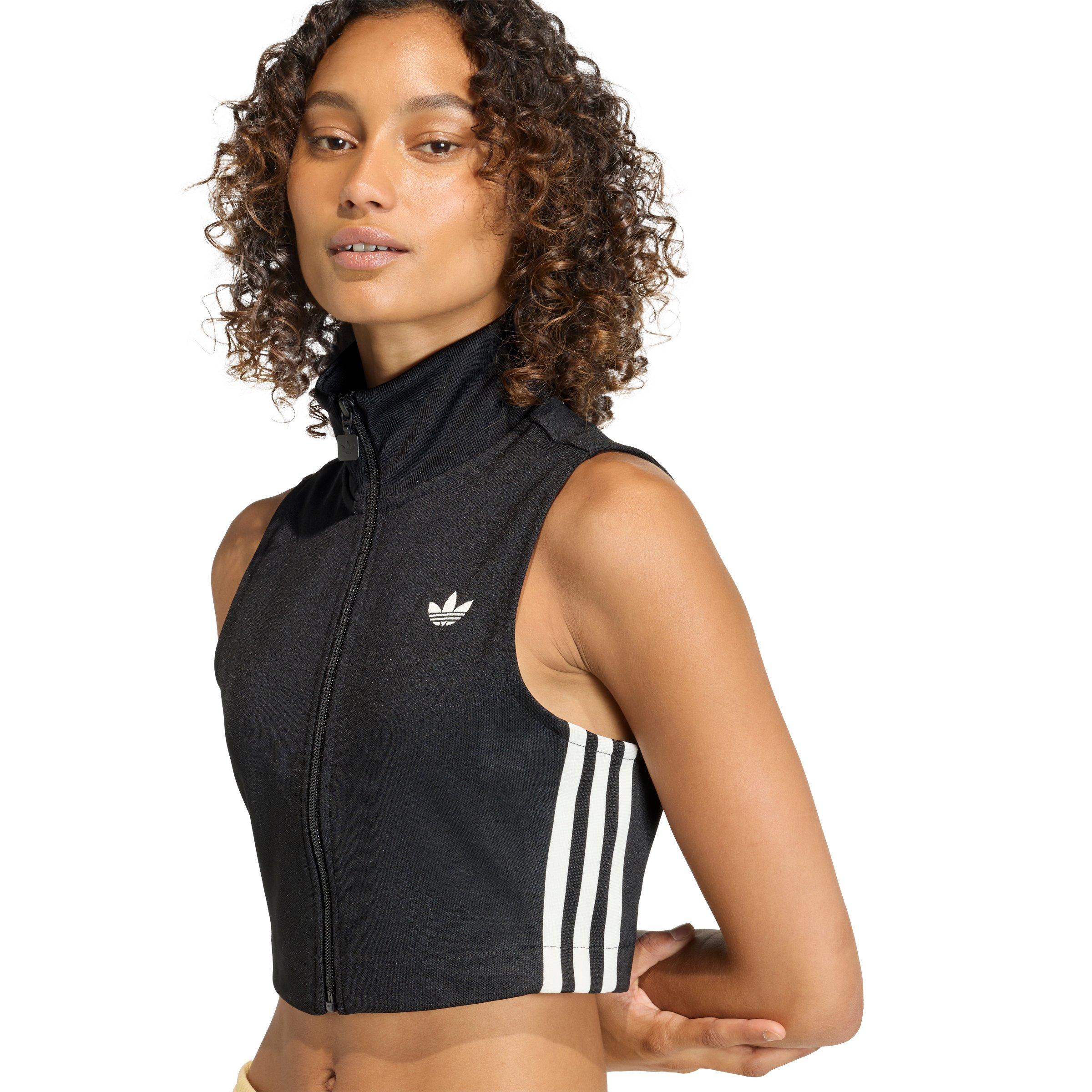 adidas Originals Women's Classic Sleeveless Top - Black - BLACK Thumbnail View 4
