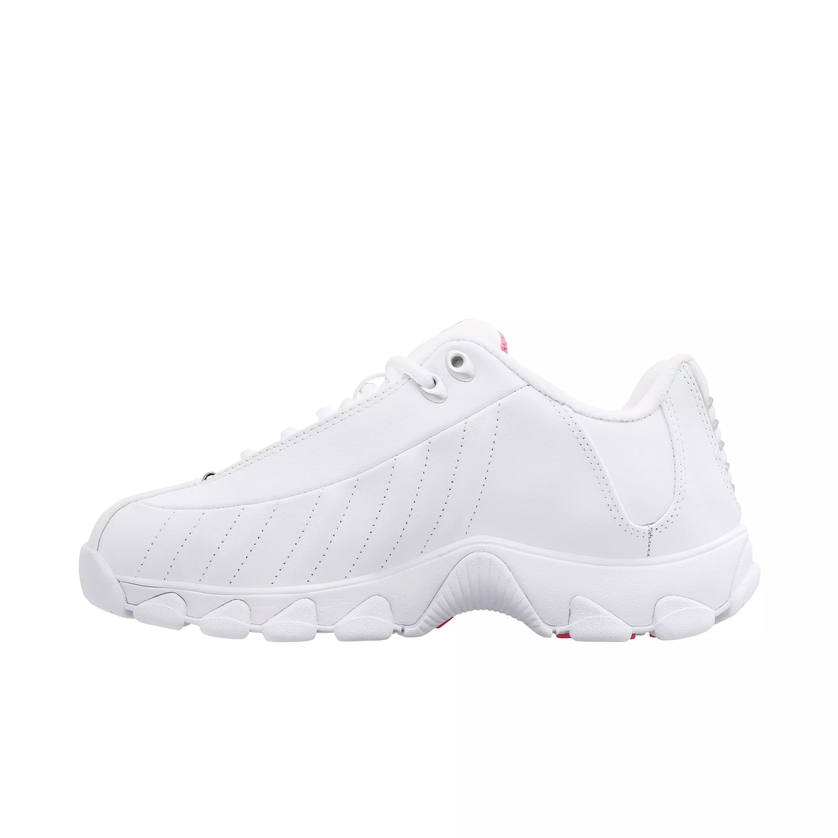 K-Swiss ST329 CMF "White/Shocking Pink" Women's Shoe - WHITE/PINK