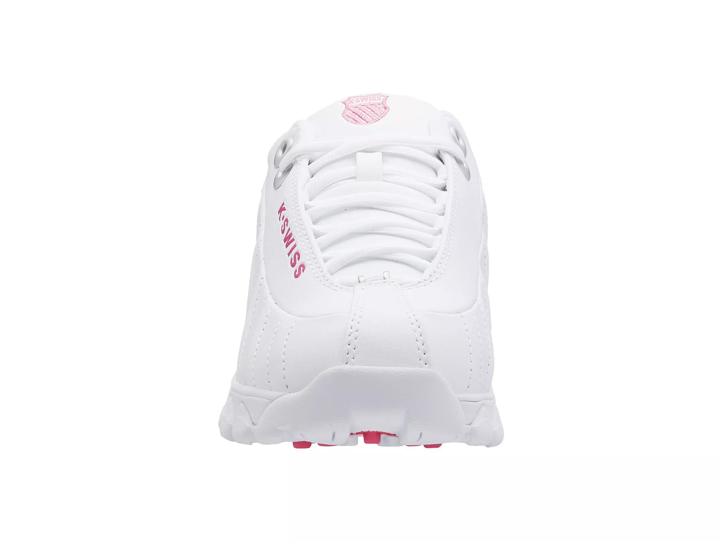 K-Swiss ST329 CMF "White/Shocking Pink" Women's Shoe - WHITE/PINK
