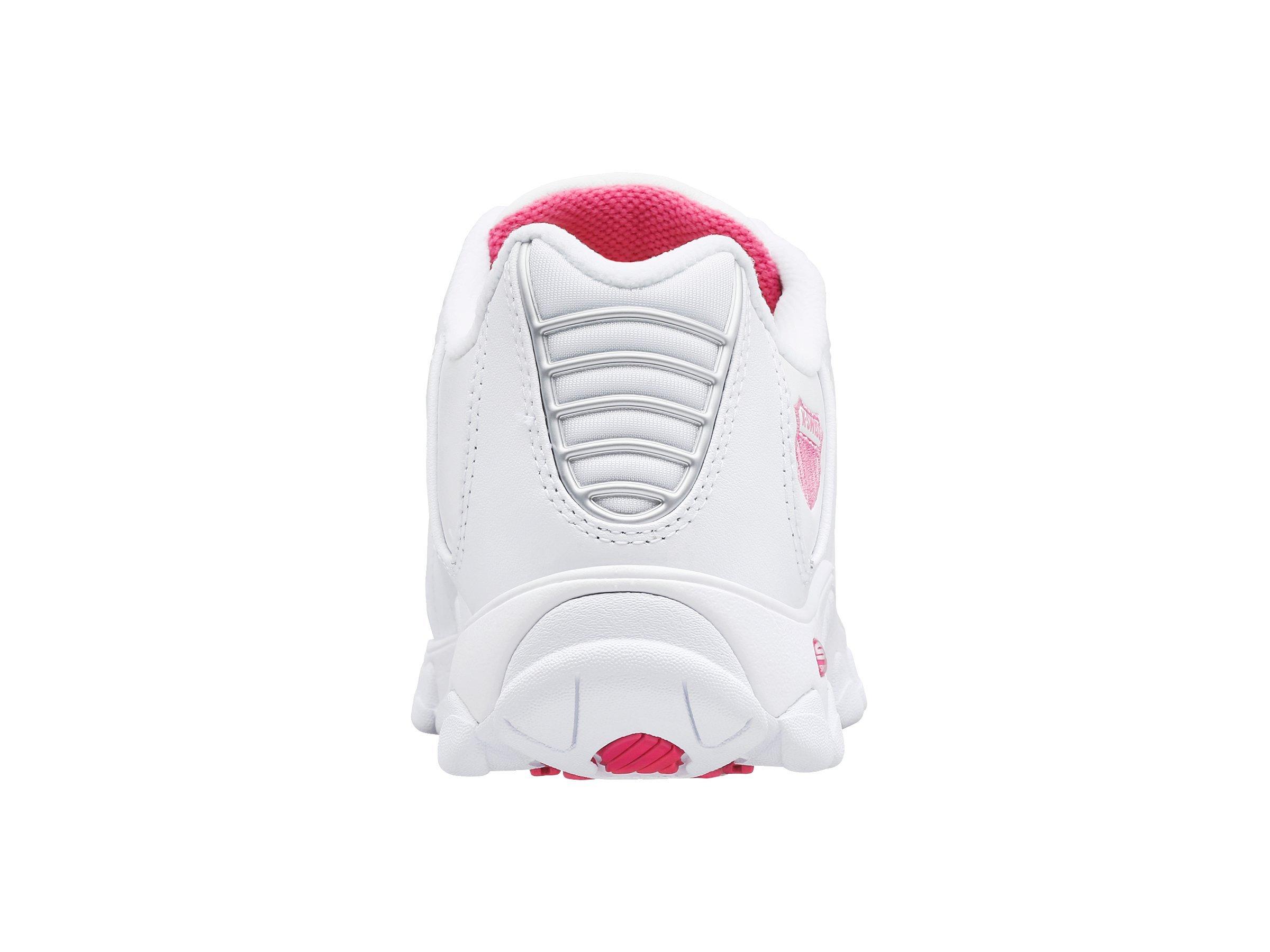 K-Swiss ST329 CMF "White/Shocking Pink" Women's Shoe - WHITE/PINK Thumbnail View 5