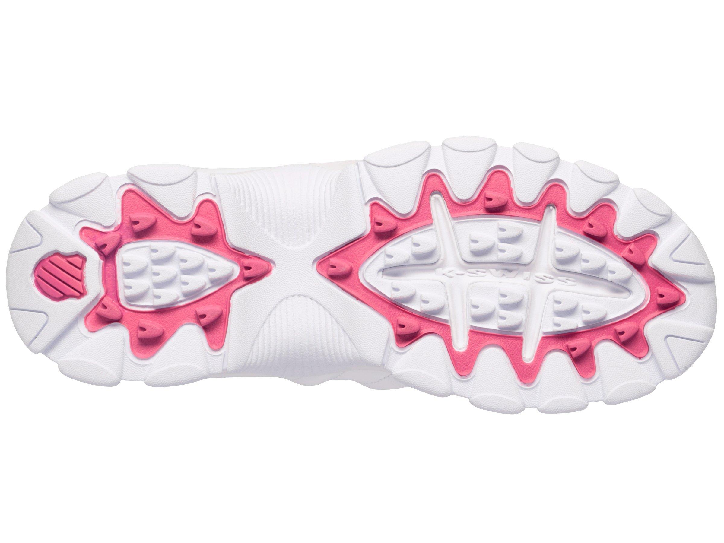 K-Swiss ST329 CMF "White/Shocking Pink" Women's Shoe - WHITE/PINK Thumbnail View 7