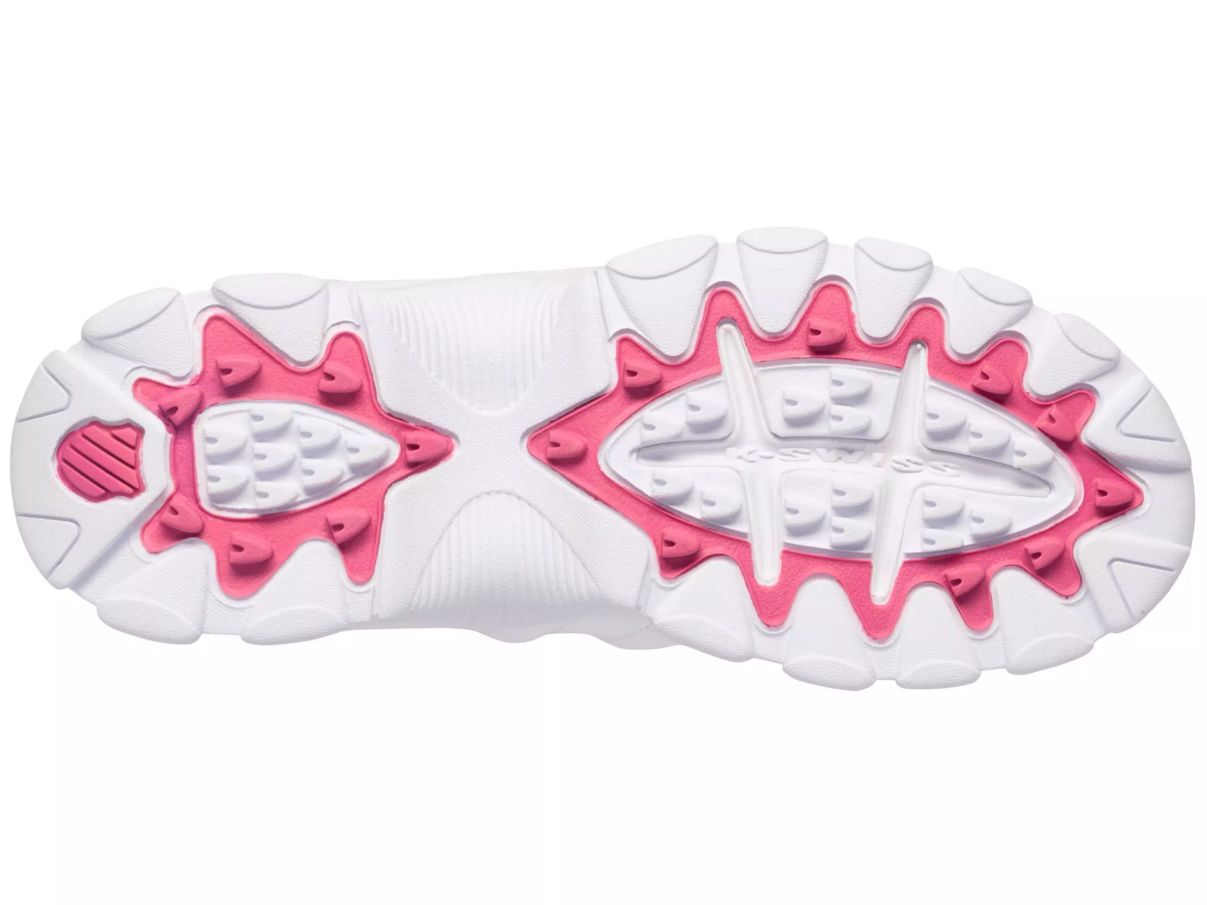K-Swiss ST329 CMF "White/Shocking Pink" Women's Shoe - WHITE/PINK