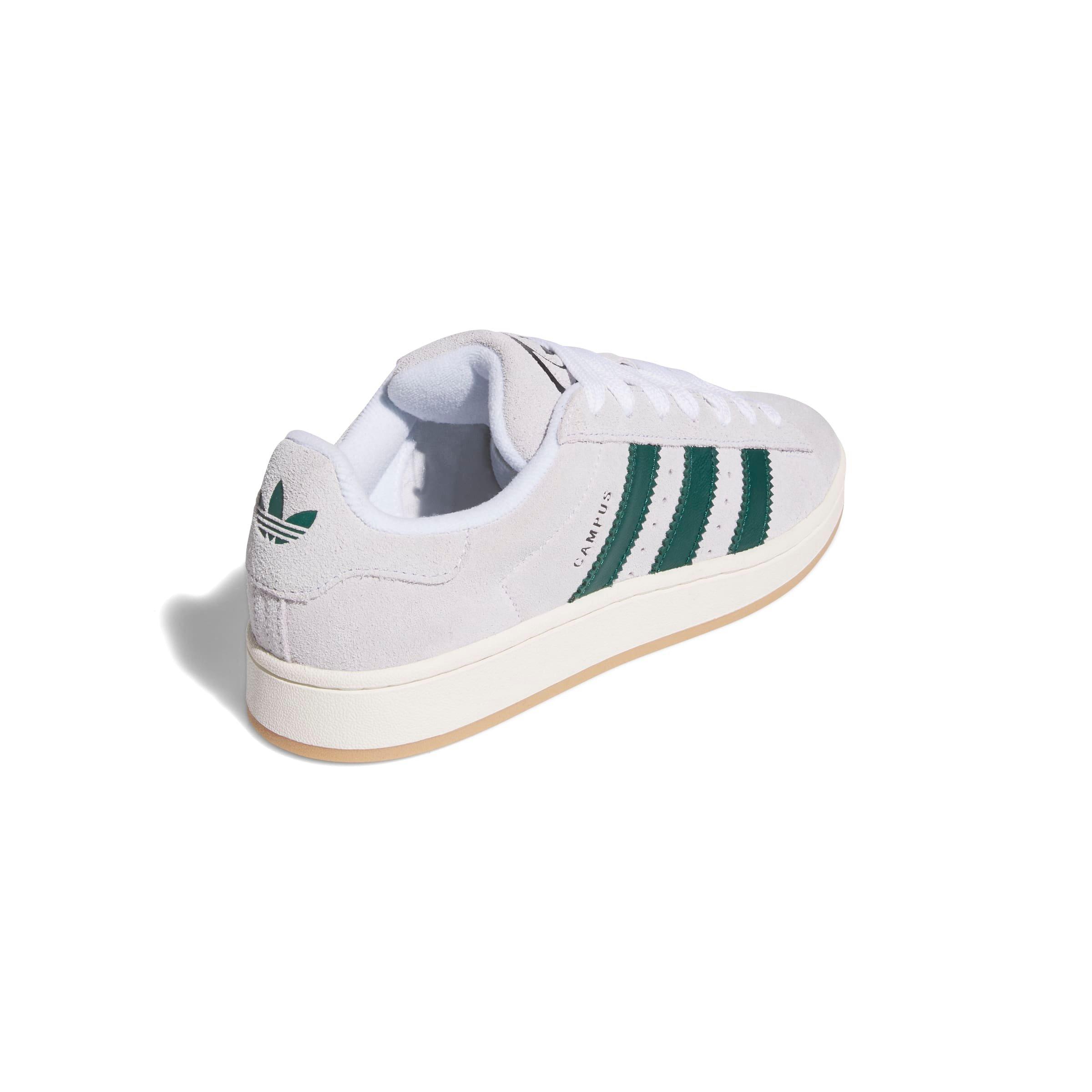 adidas Originals Campus 00s "Crystal White/Collegiate Green/Off White" Men's Shoe - WHITE/GREEN/OFF WHITE Thumbnail View 4