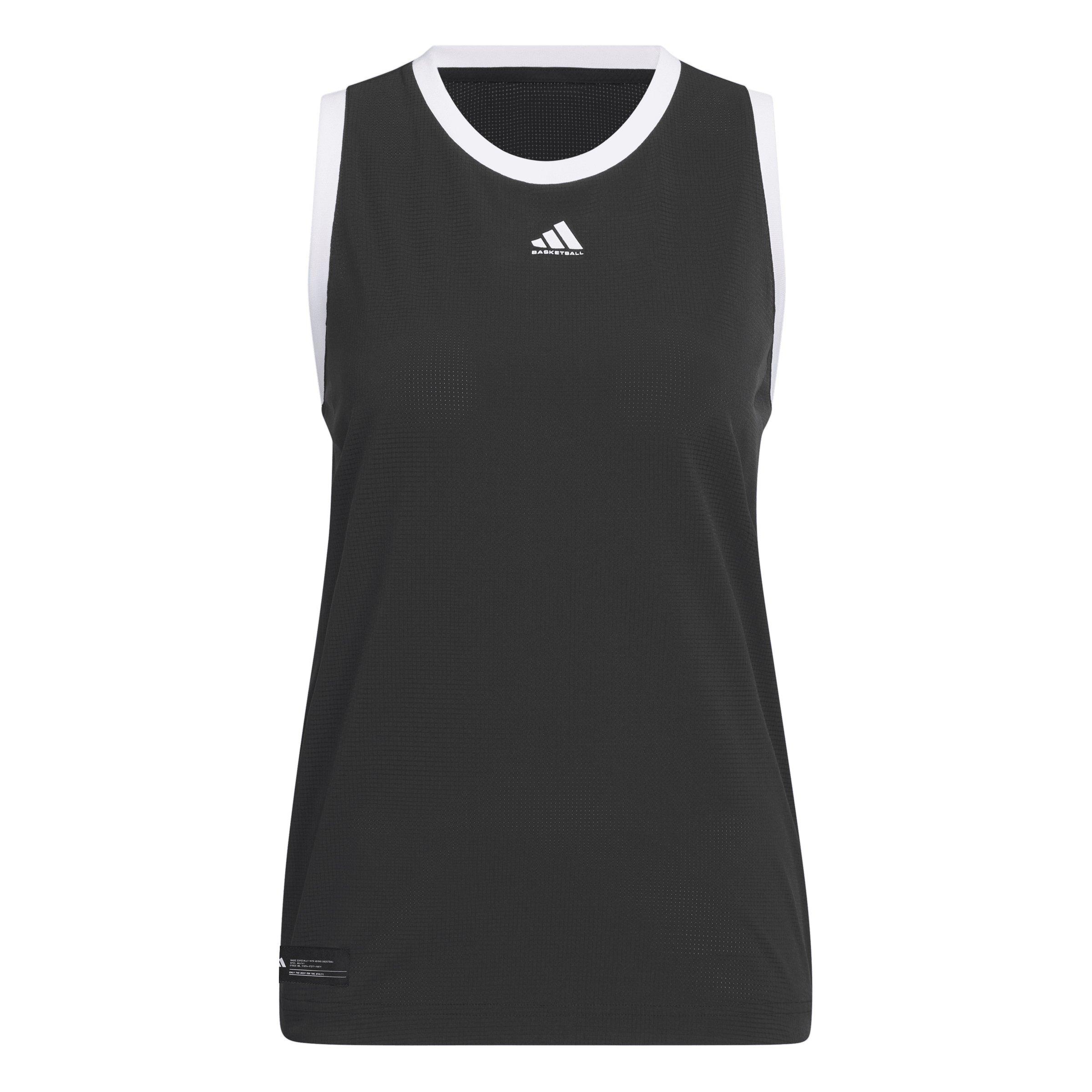 adidas Women's Select Woven Tank Top - Black - BLACK Thumbnail View 6