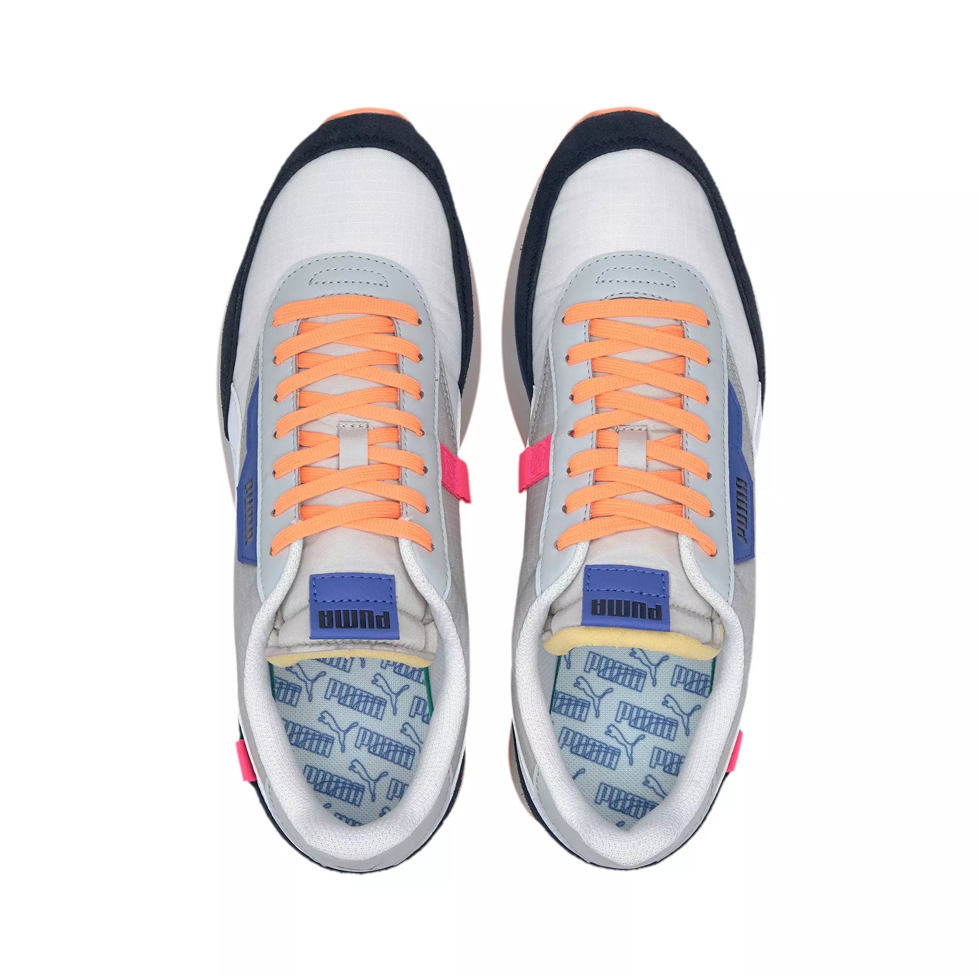 PUMA Future Rider Play On "White/Grey" Men's Shoe - WHITE/BLACK