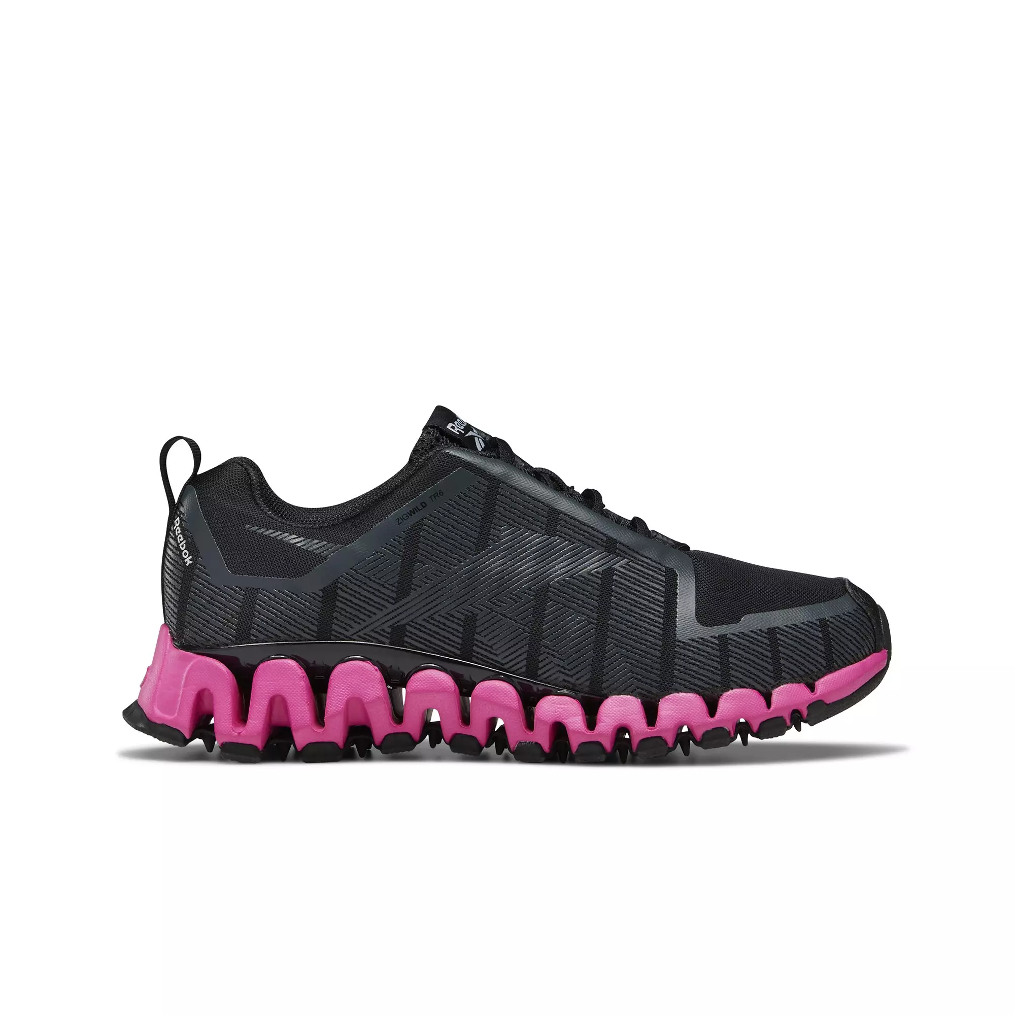 Reebok ZigWild Trail 6 "Core Black/Pure Grey 8/Proud Pink" Women's Running Shoe - BLACK