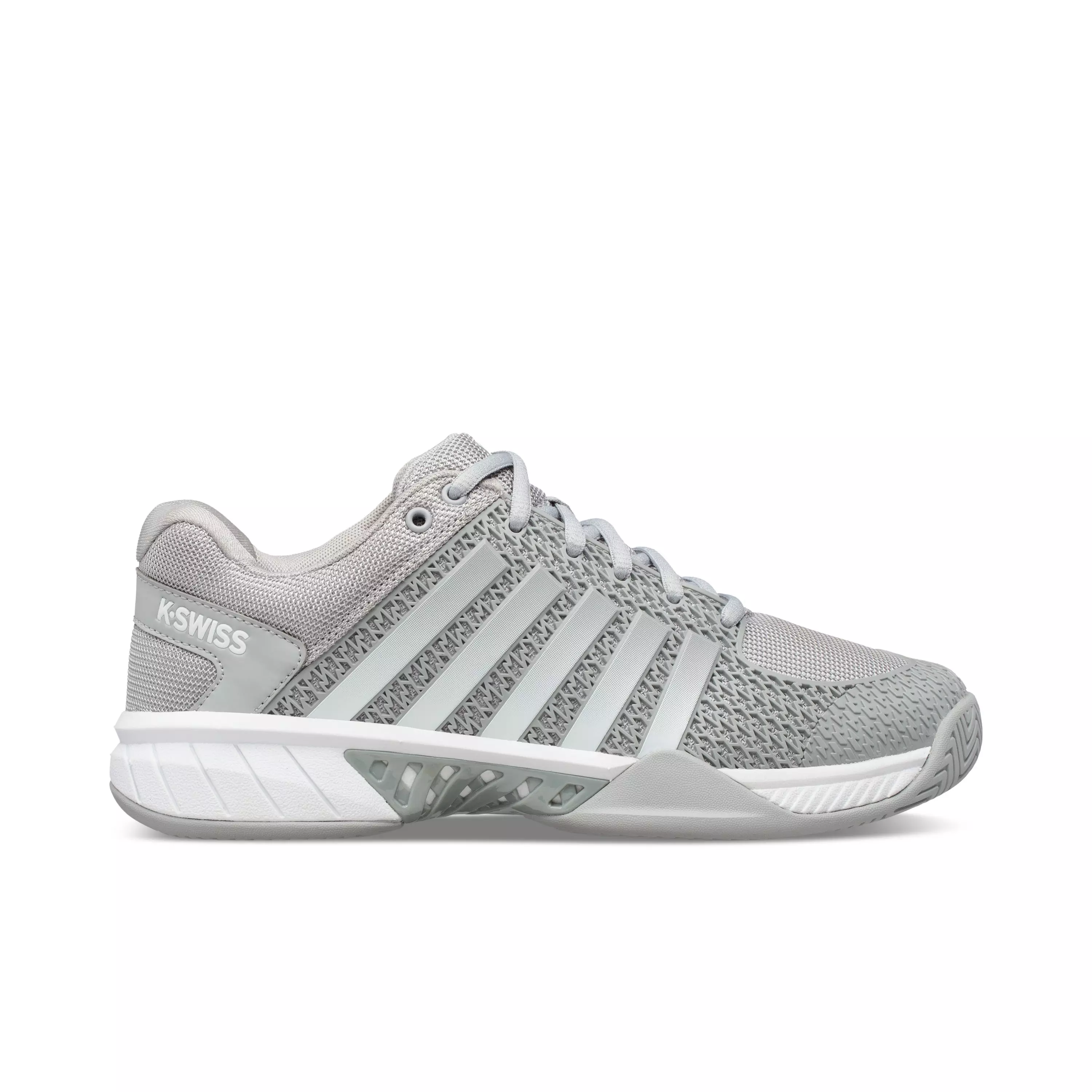 K-Swiss Express Light "Highrise/White" Women's Pickleball Shoe - HIGHRISE/WHITE
