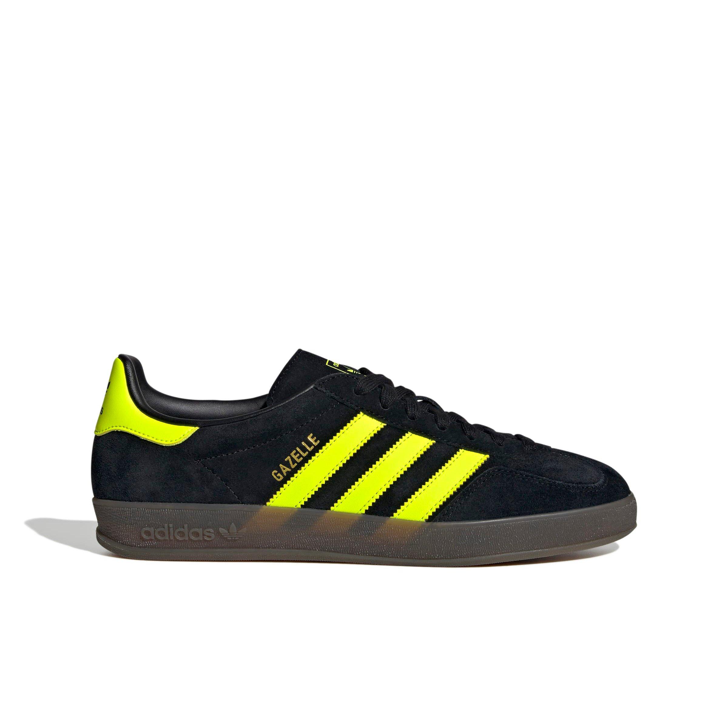adidas Originals Gazelle "Core Black/Solar Yellow/Ftwr White" Men's Shoe - BLACK/YELLOW/WHITE Thumbnail View 1
