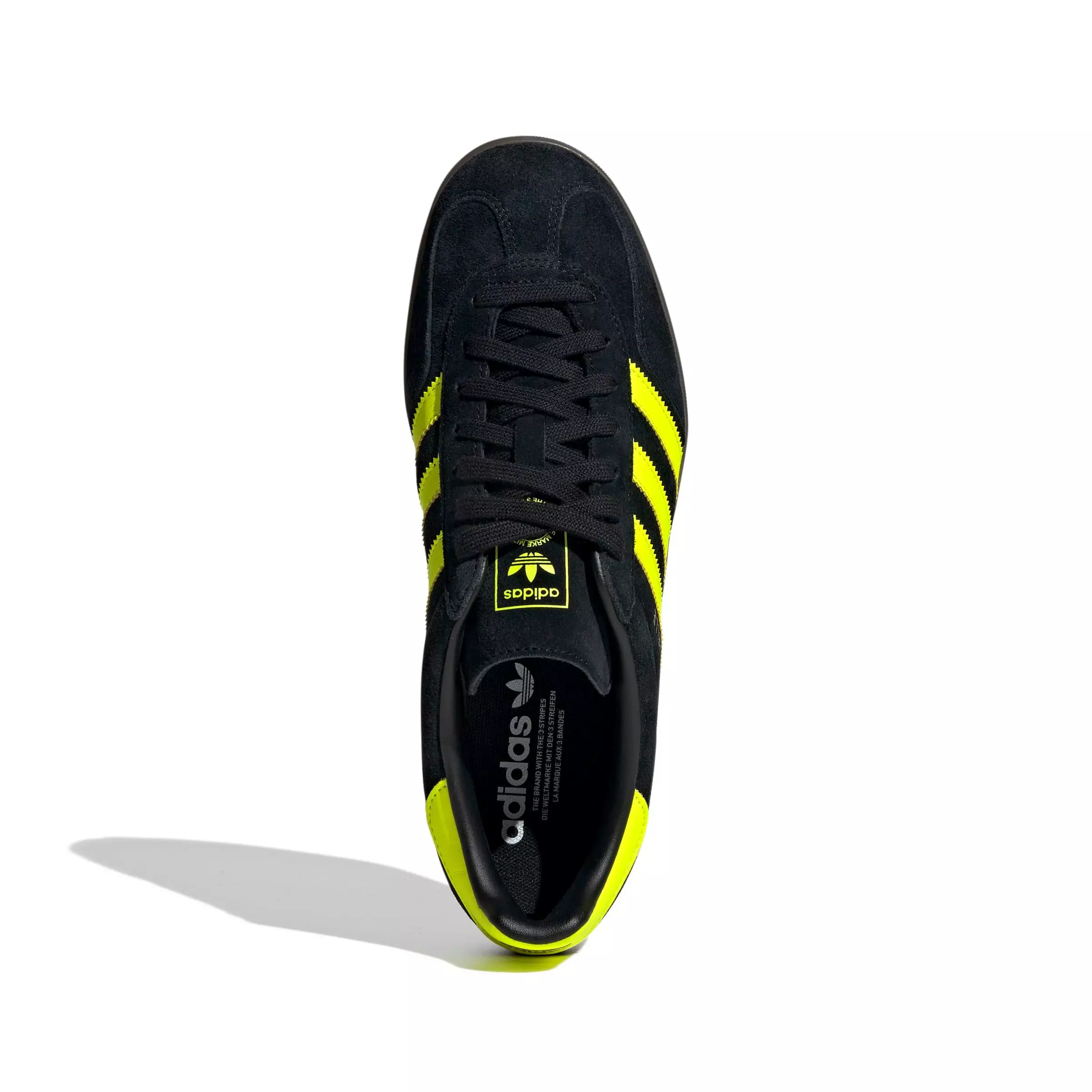 adidas Originals Gazelle "Core Black/Solar Yellow/Ftwr White" Men's Shoe - BLACK/YELLOW/WHITE