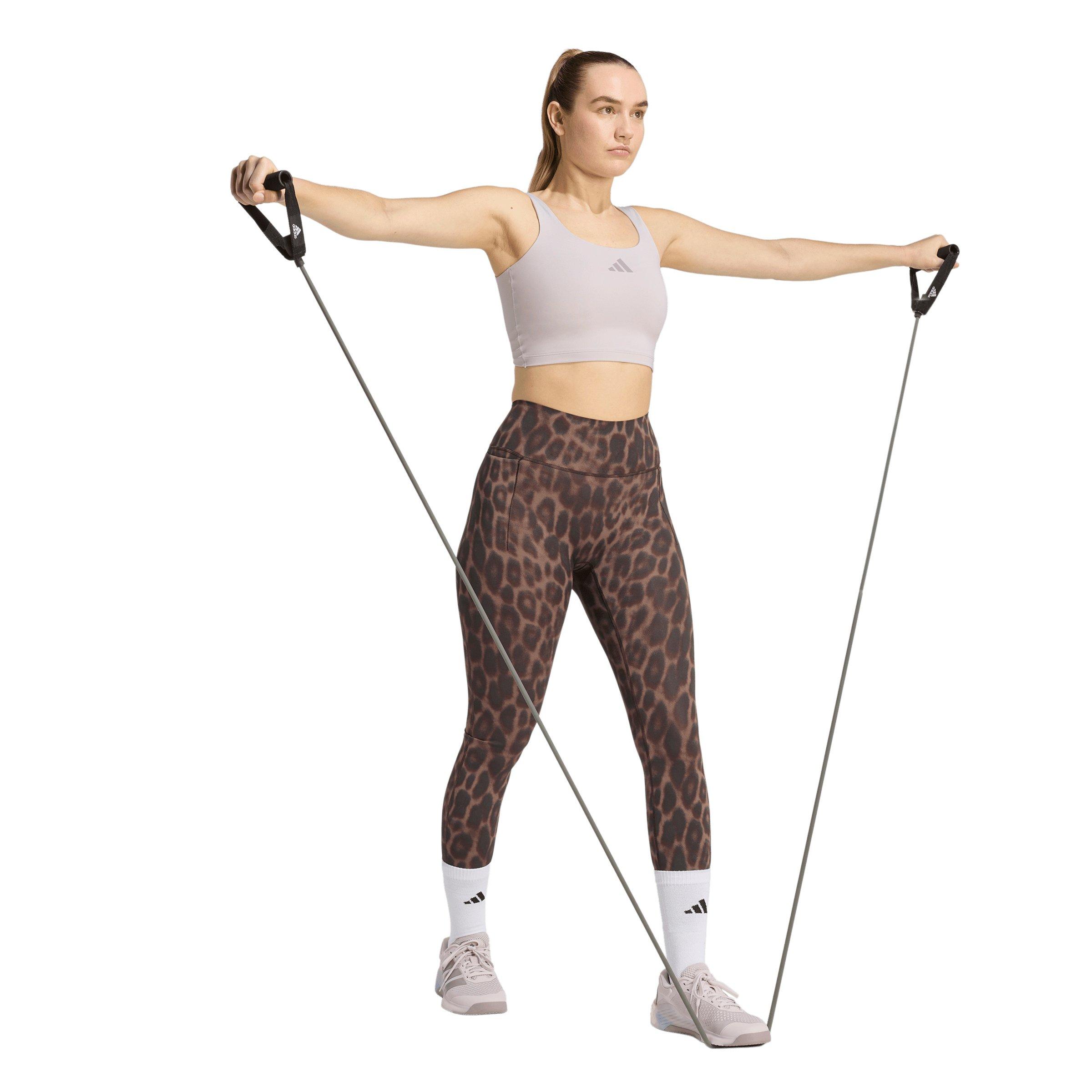 adidas Women's Power Light Support Bra Tank Top -Ice Purple - ICE PURPLE Thumbnail View 5