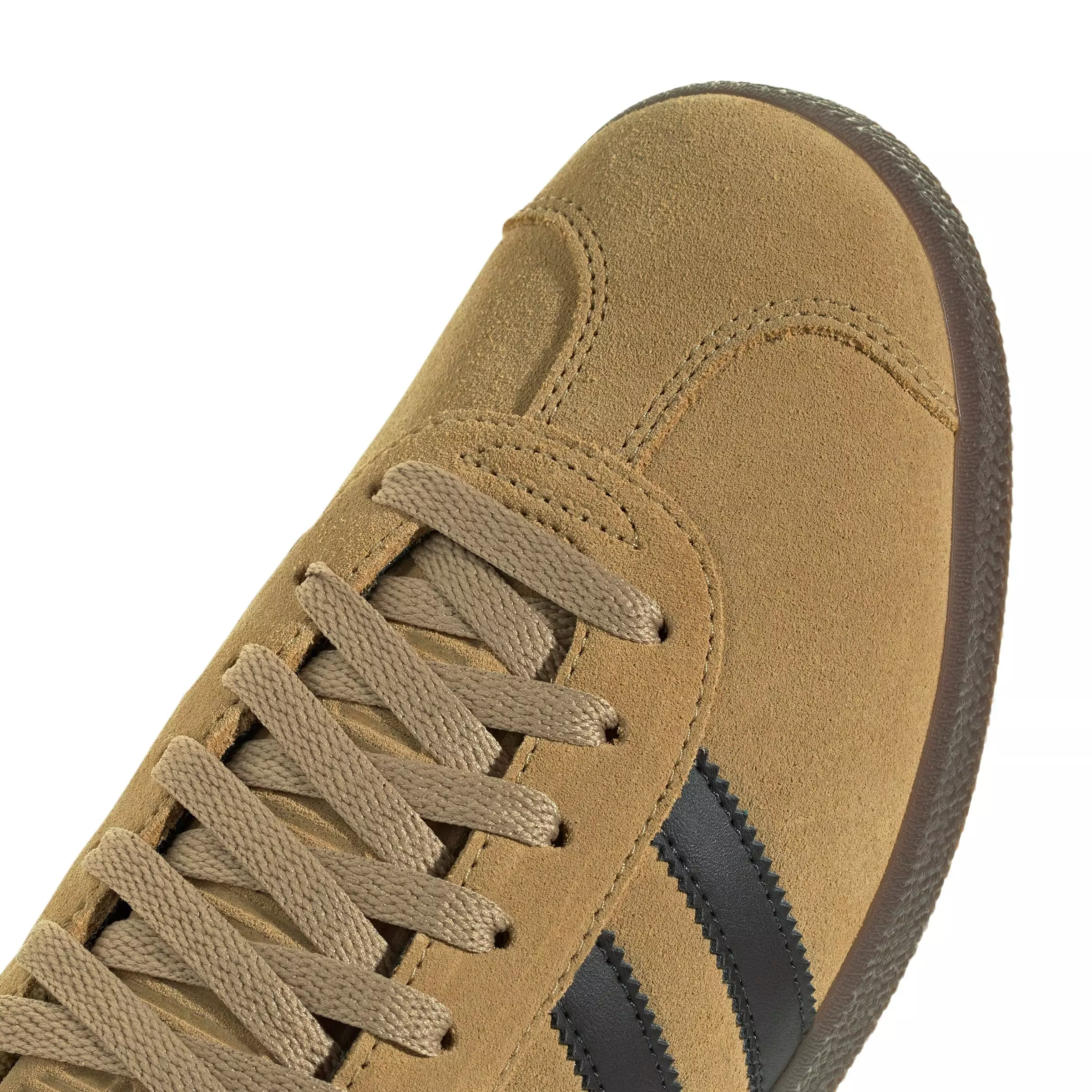 adidas Originals Gazelle "Golden Beige/Dark Brown/Gold Metallic" Men's Shoe - BEIGE/DK BROWN/GOLD