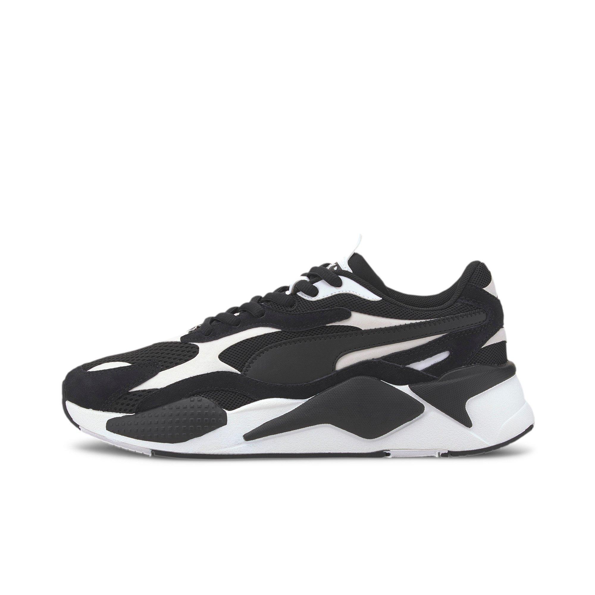 puma rsx3 black white