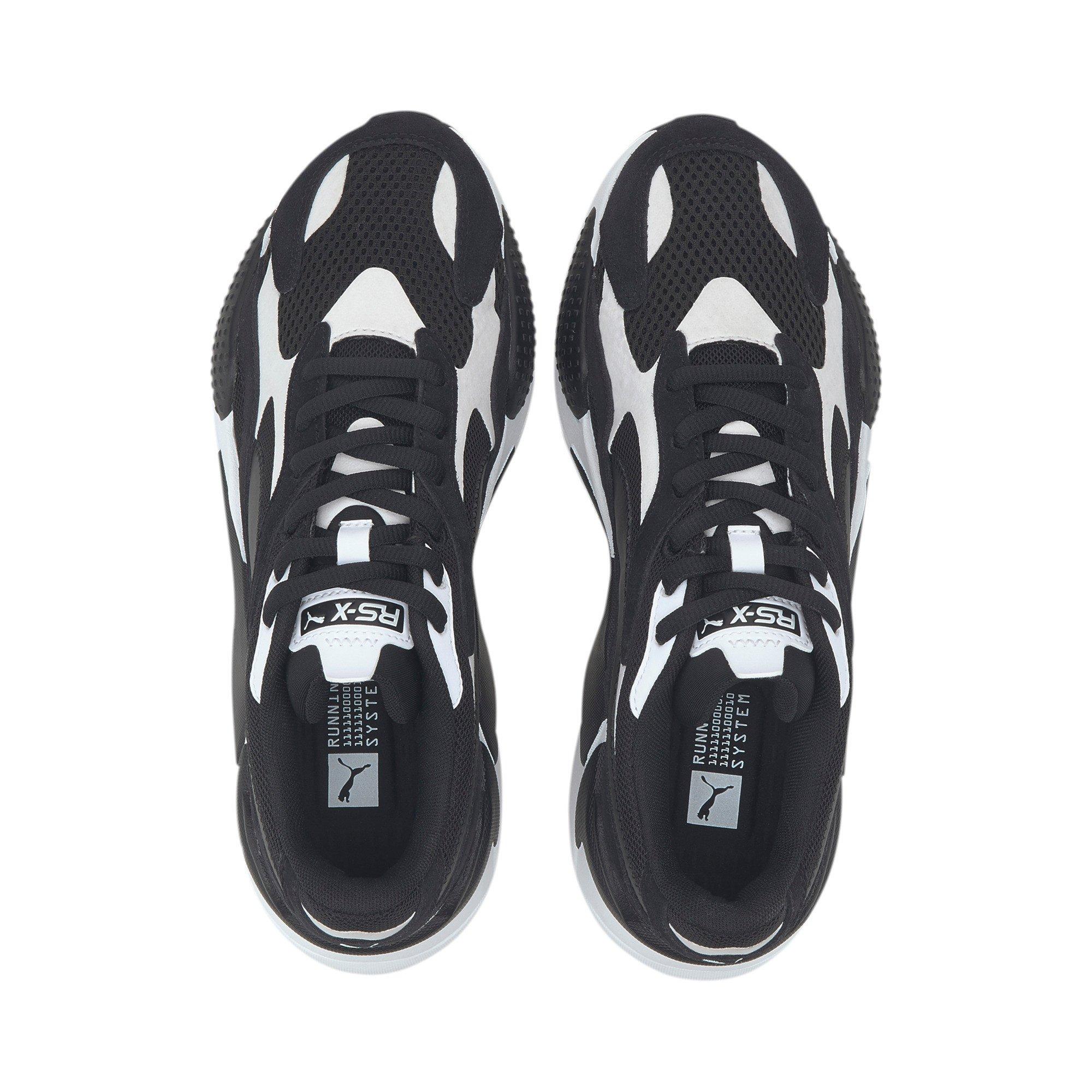 mens black and white pumas