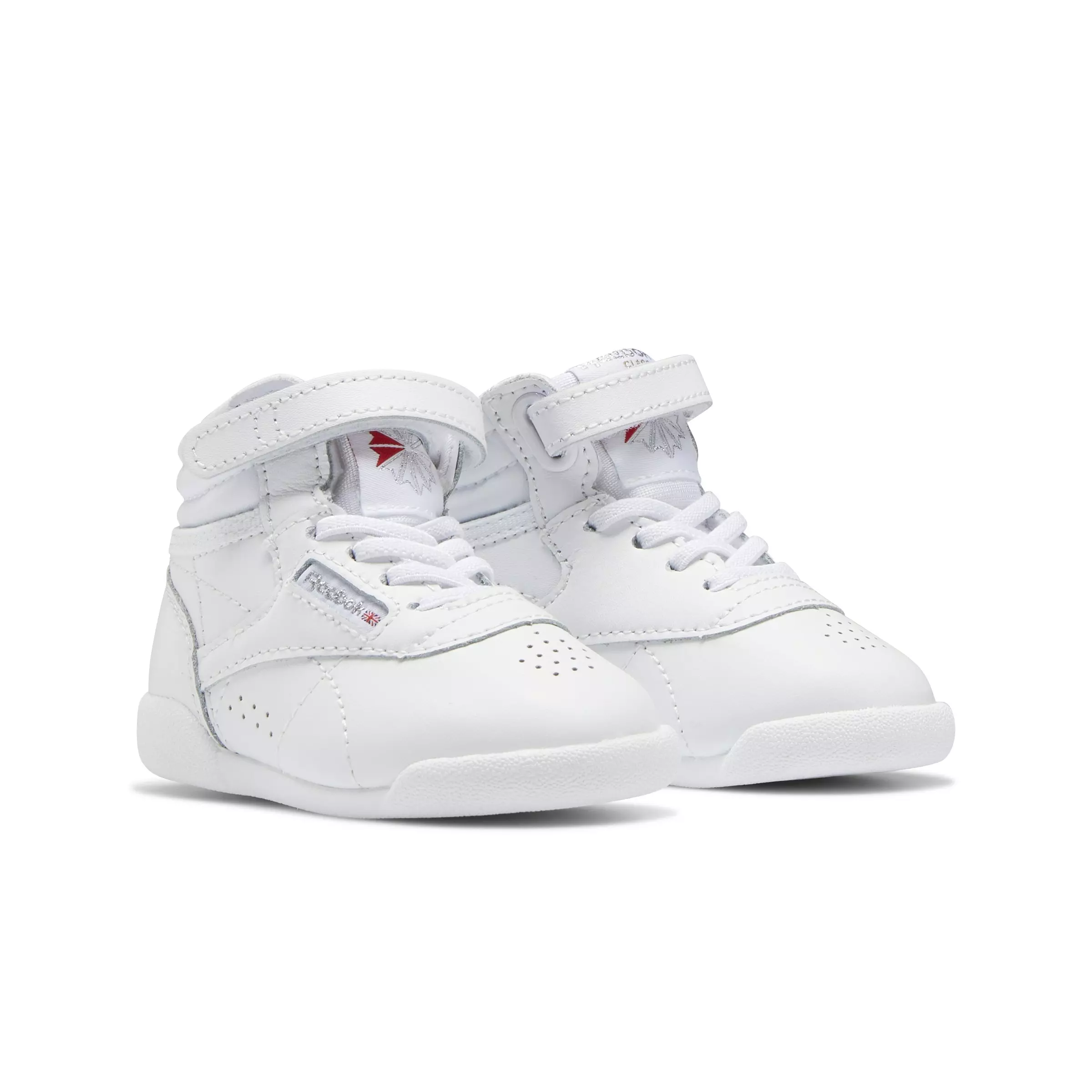 Reebok Freestyle Hi "Ftwr White/Ftwr White" Toddler Kids' Shoe - WHITE