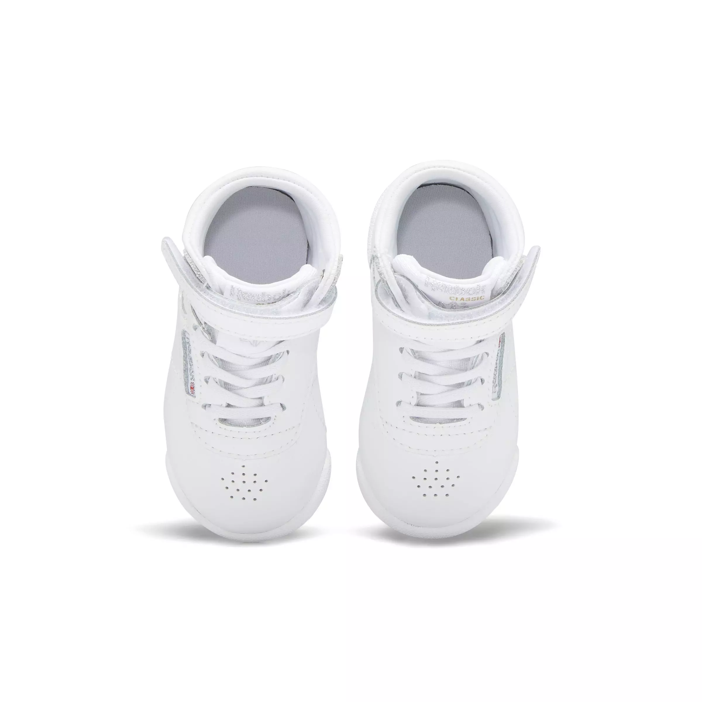 Reebok Freestyle Hi "Ftwr White/Ftwr White" Toddler Kids' Shoe - WHITE
