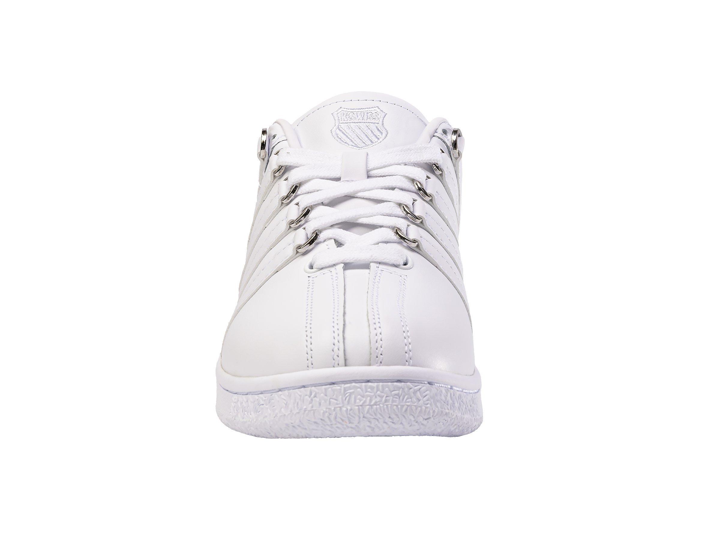 K-Swiss Classic VN "White/White" Women's Shoe - WHITE/WHITE Thumbnail View 4