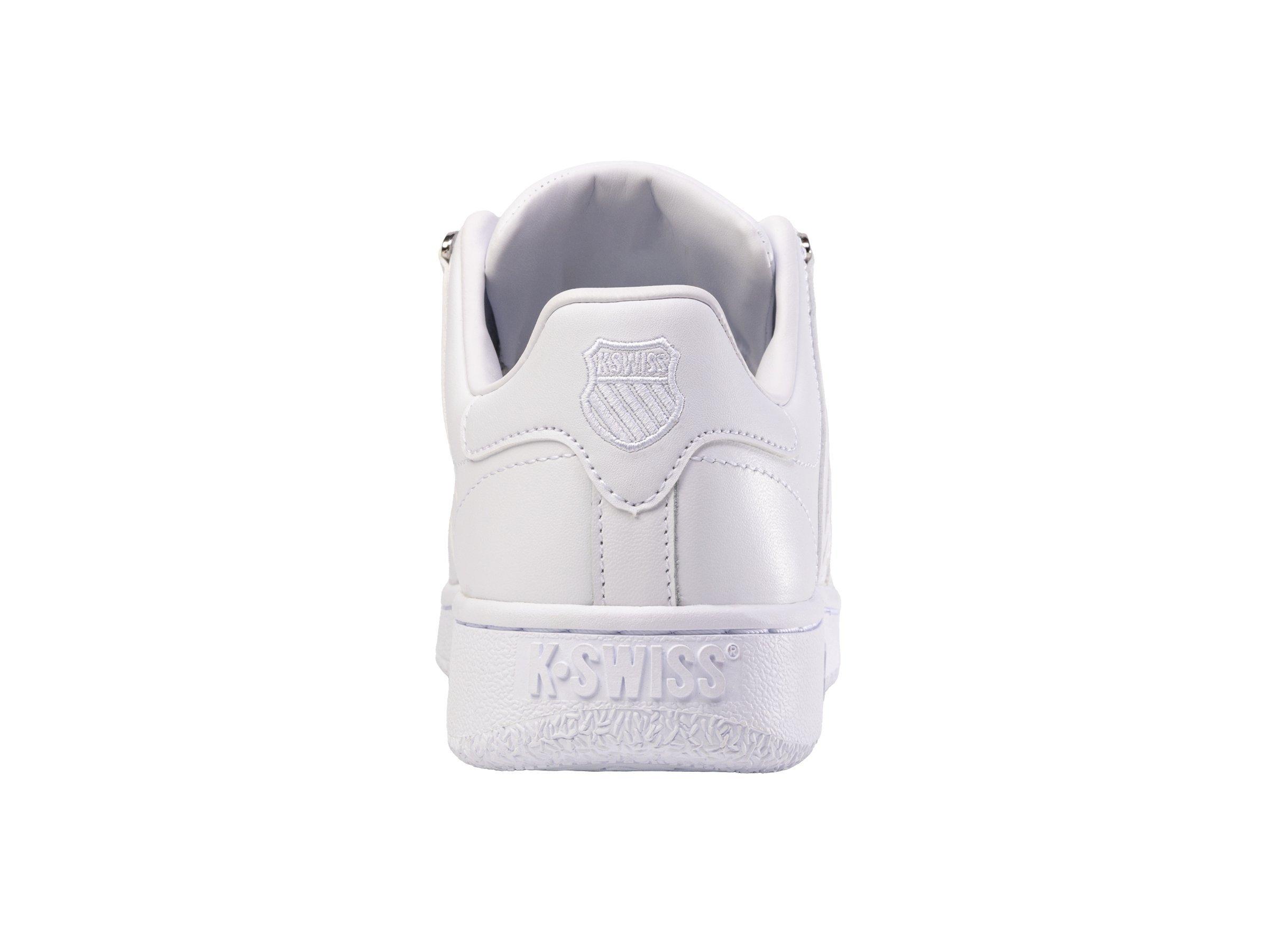 K-Swiss Classic VN "White/White" Women's Shoe - WHITE/WHITE Thumbnail View 5