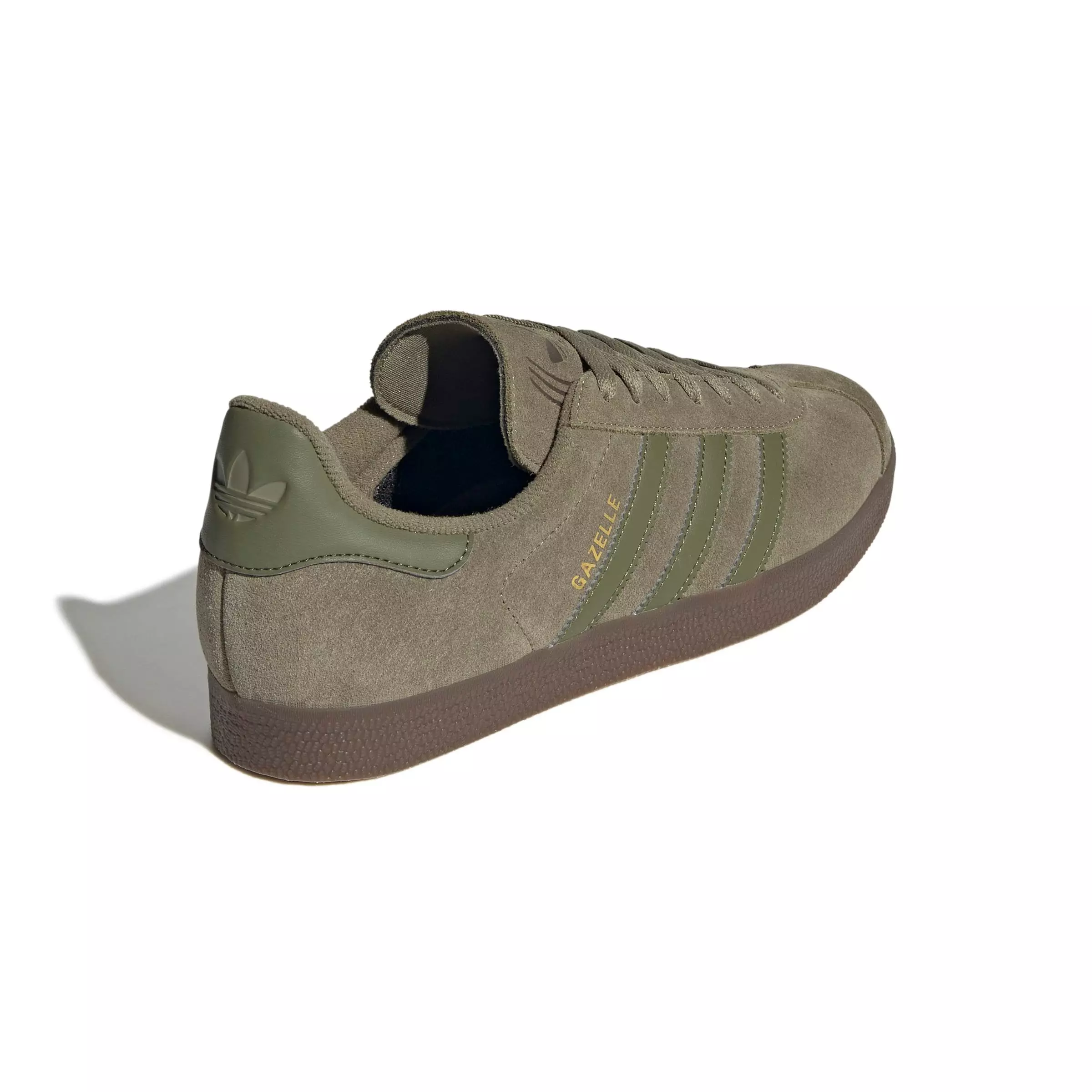 adidas Originals Gazelle "Orbit Green/Focus Olive/Gold Metallic" Men's Shoe - GREEN/OLIVE/GOLD