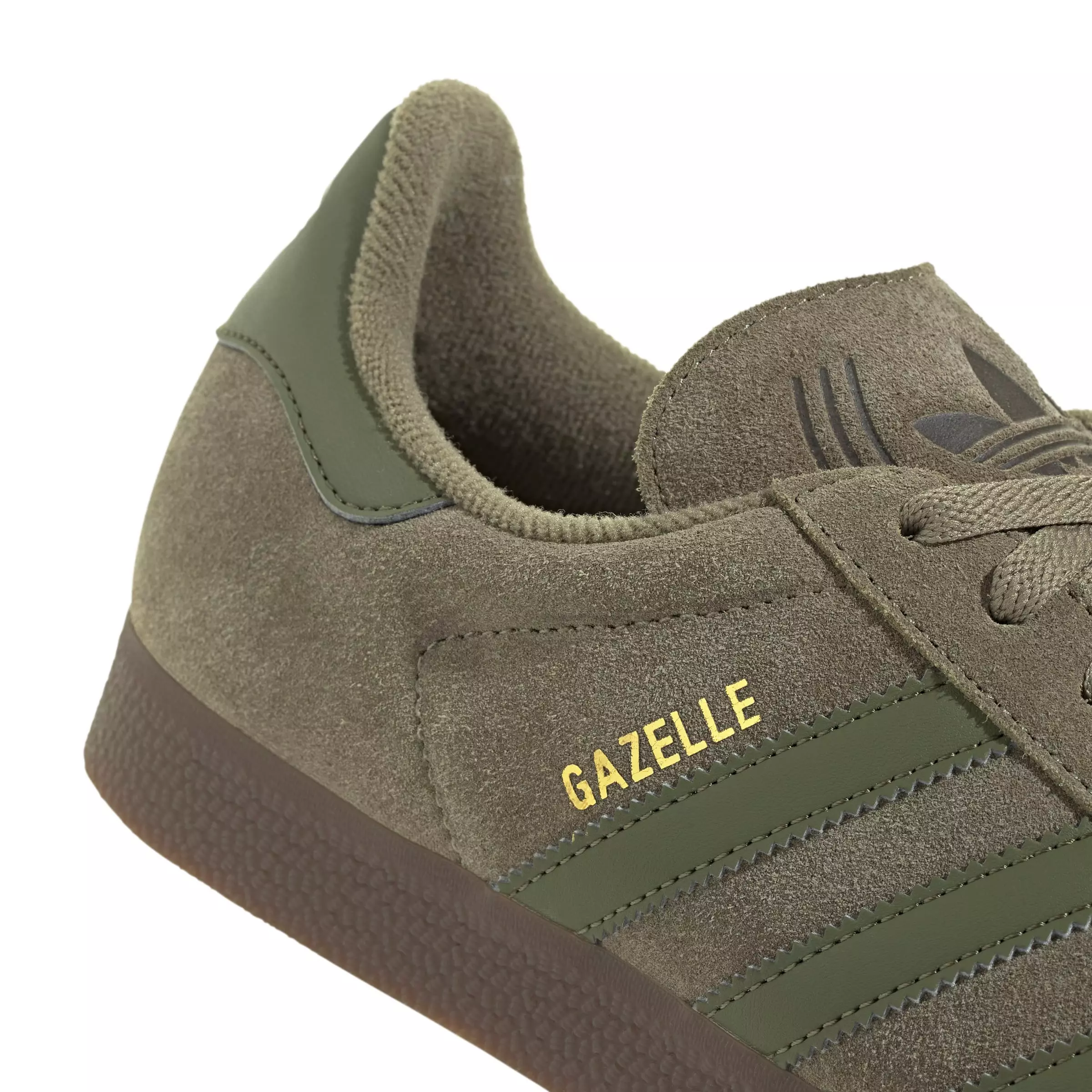 adidas Originals Gazelle "Orbit Green/Focus Olive/Gold Metallic" Men's Shoe - GREEN/OLIVE/GOLD