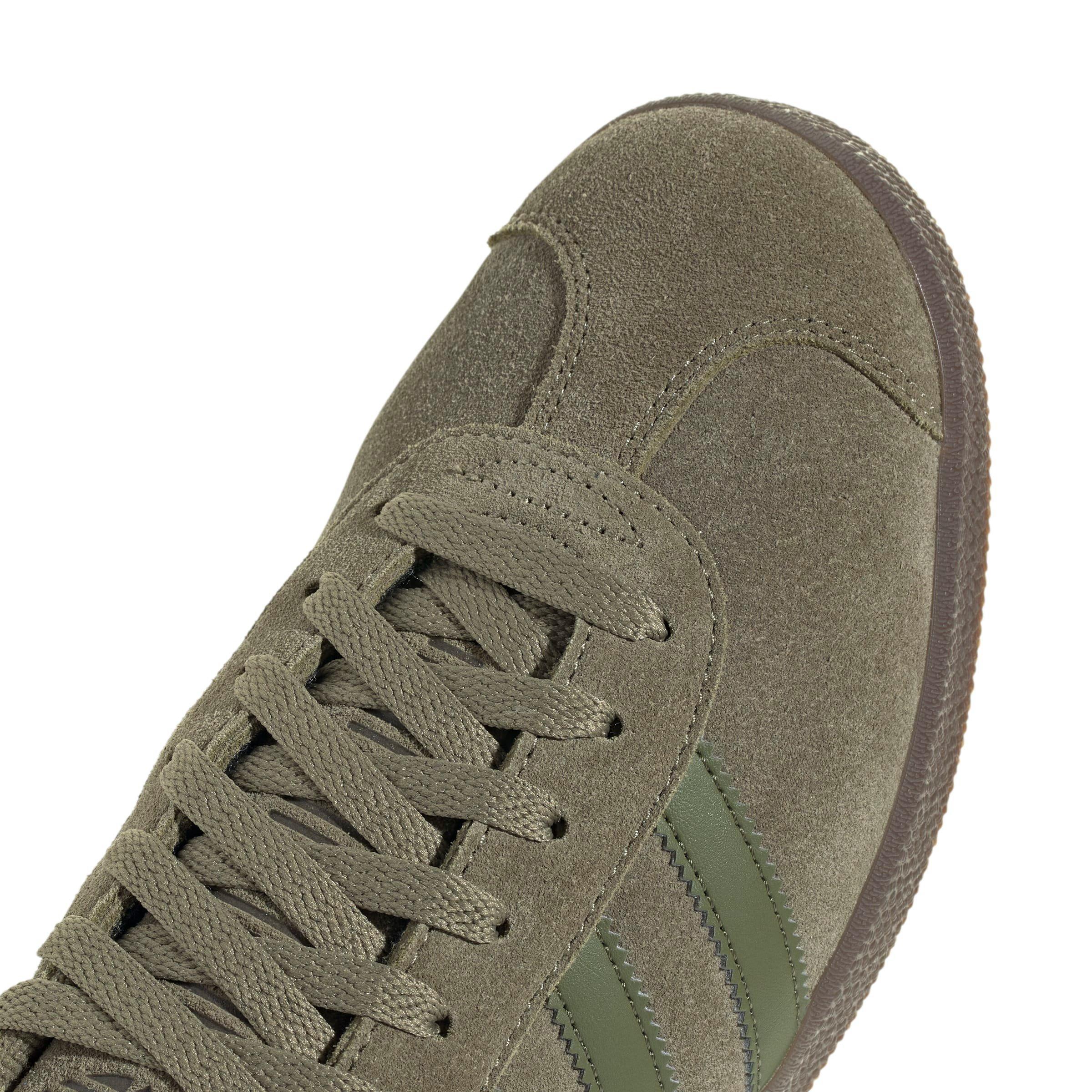 adidas Originals Gazelle "Orbit Green/Focus Olive/Gold Metallic" Men's Shoe - GREEN/OLIVE/GOLD Thumbnail View 8