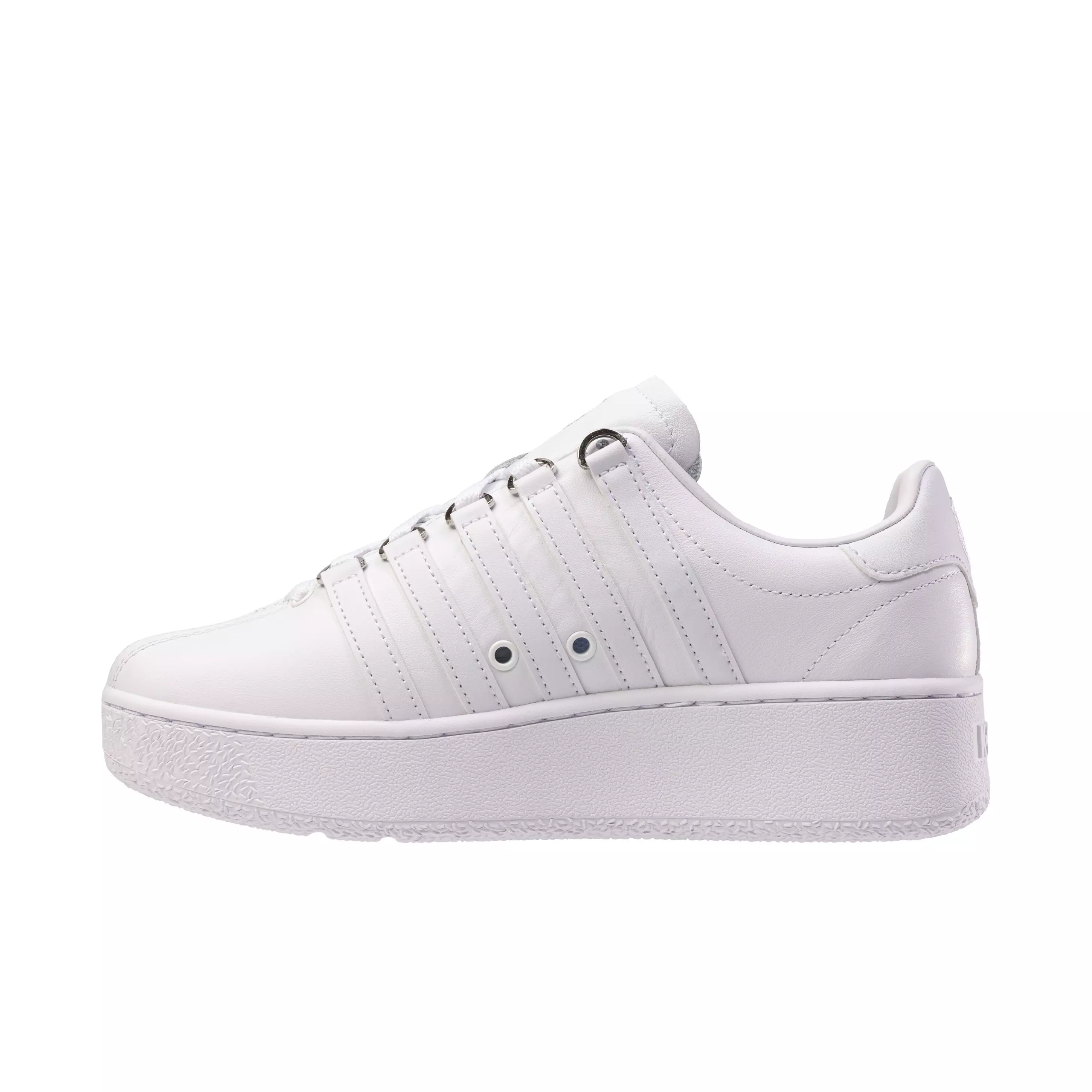 K-Swiss Classic VN Platform "White/White" Women's Shoe - WHITE/WHITE