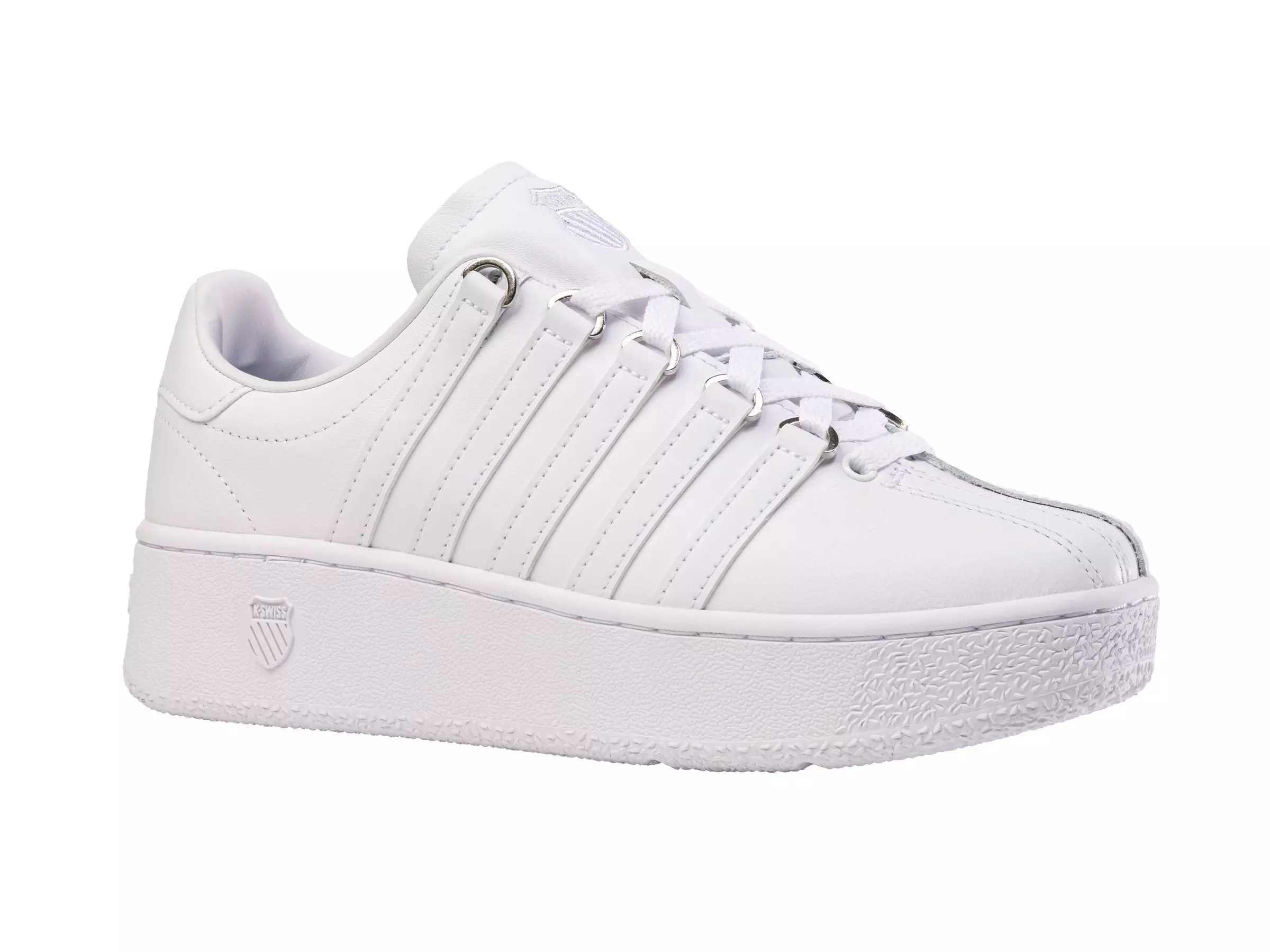 K-Swiss Classic VN Platform "White/White" Women's Shoe - WHITE/WHITE