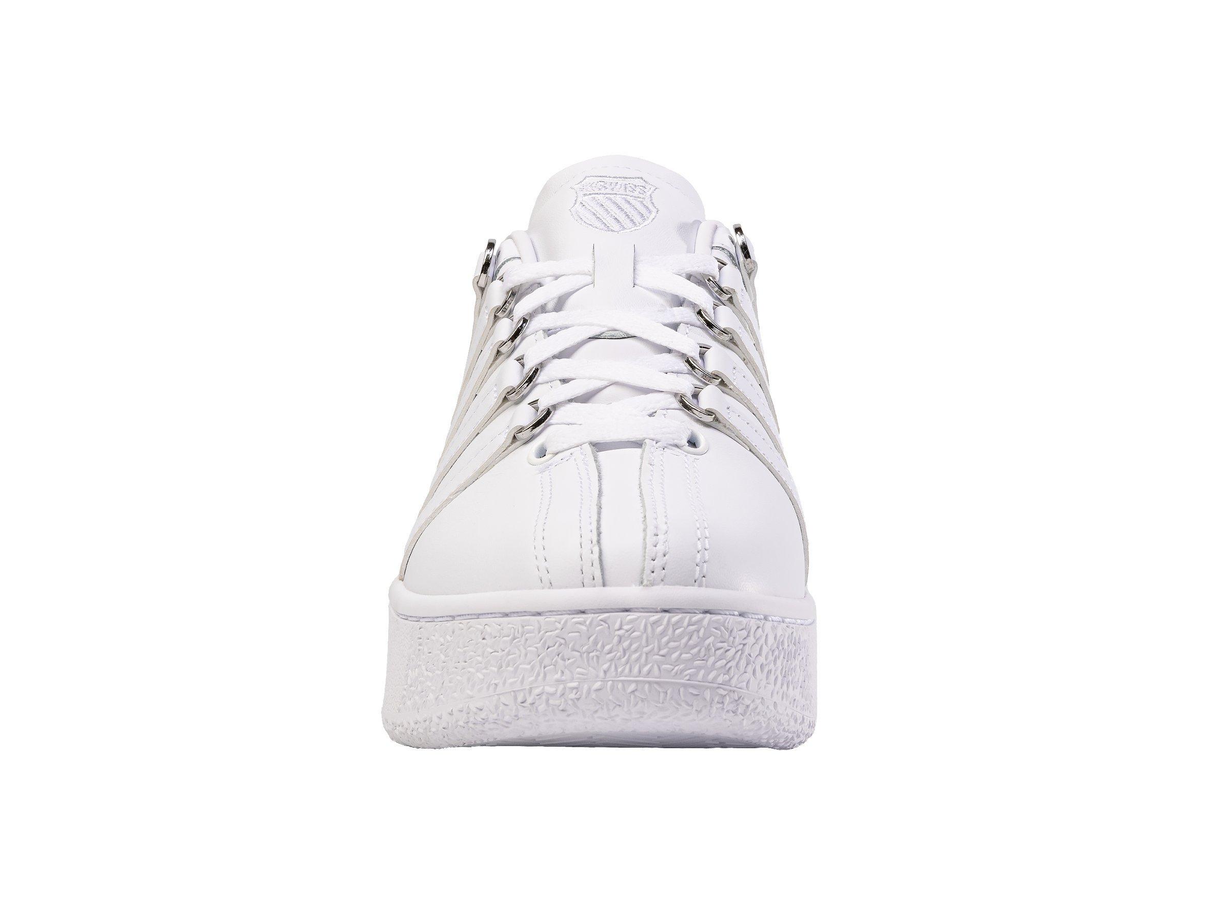 K-Swiss Classic VN Platform "White/White" Women's Shoe - WHITE/WHITE Thumbnail View 4