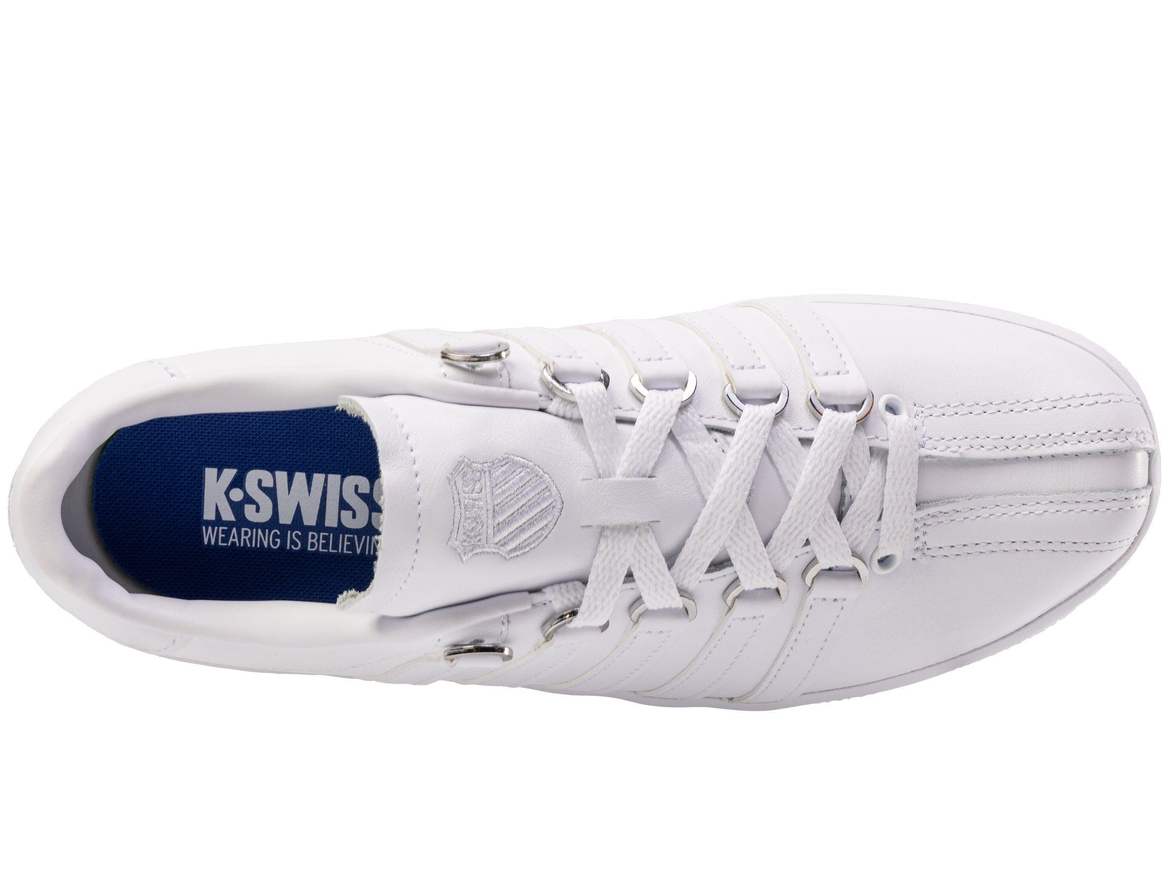 K-Swiss Classic VN Platform "White/White" Women's Shoe - WHITE/WHITE Thumbnail View 6