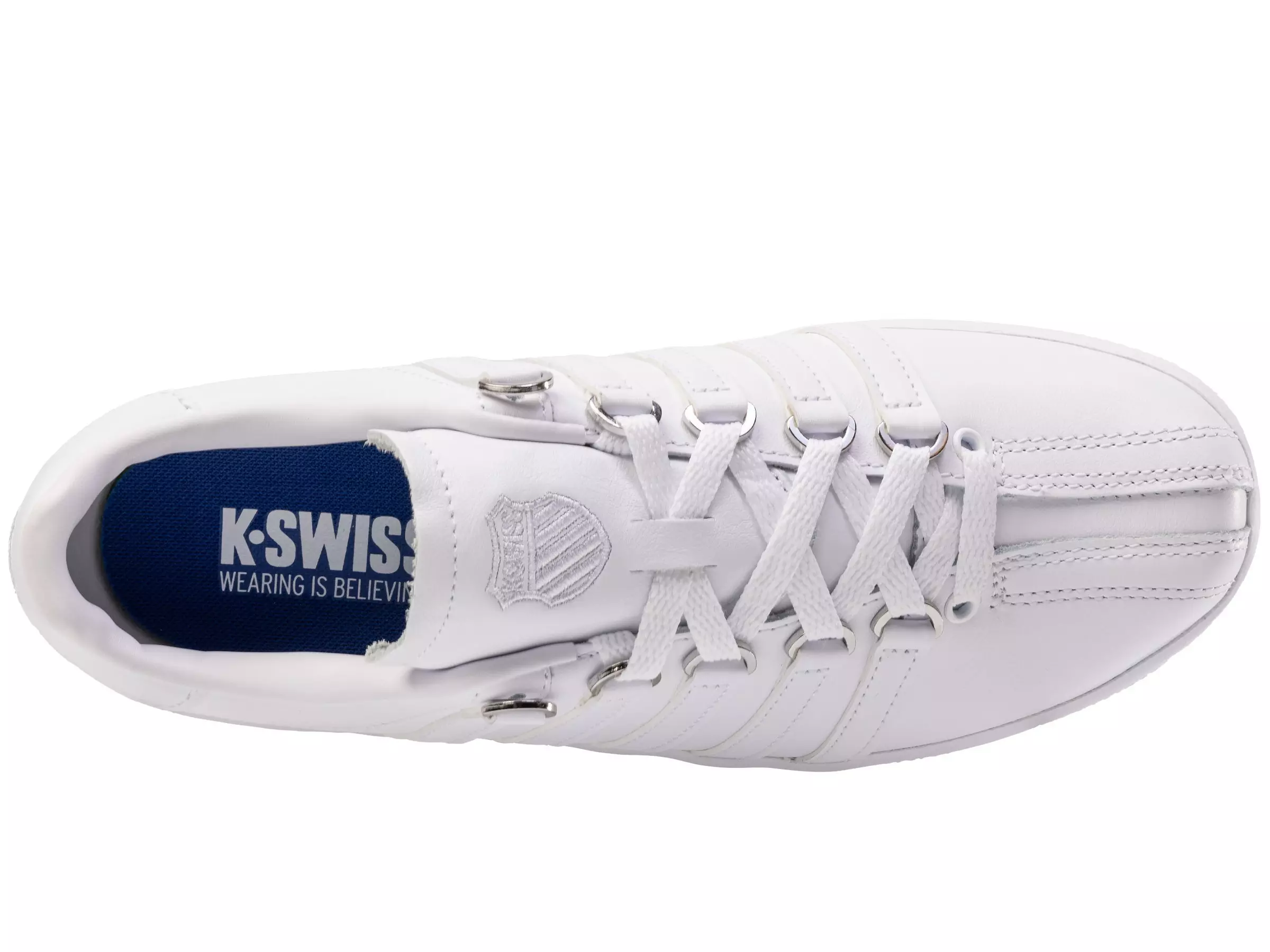 K-Swiss Classic VN Platform "White/White" Women's Shoe - WHITE/WHITE