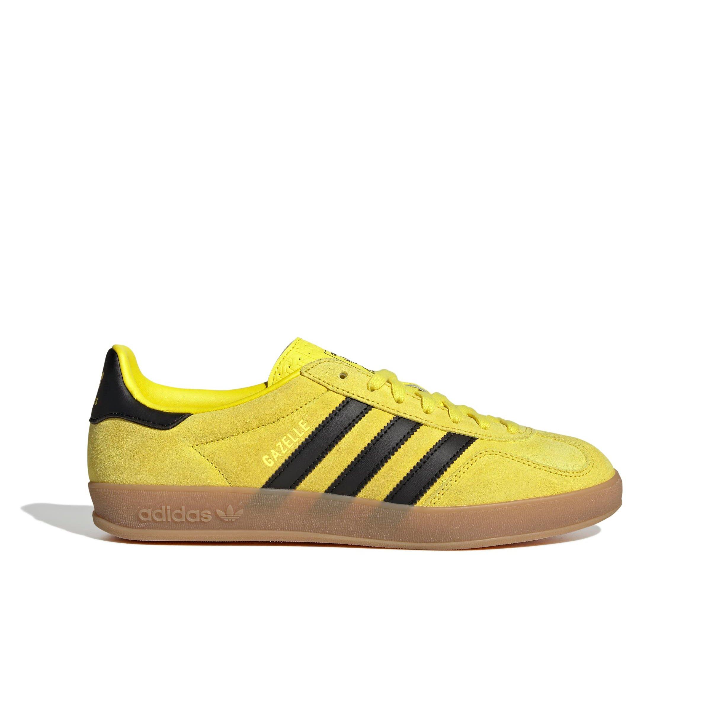 adidas Originals Gazelle "Shock Yellow/Core Black/Gold Metallic" Men's Shoe - YELLOW/BLACK/GOLD Thumbnail View 1