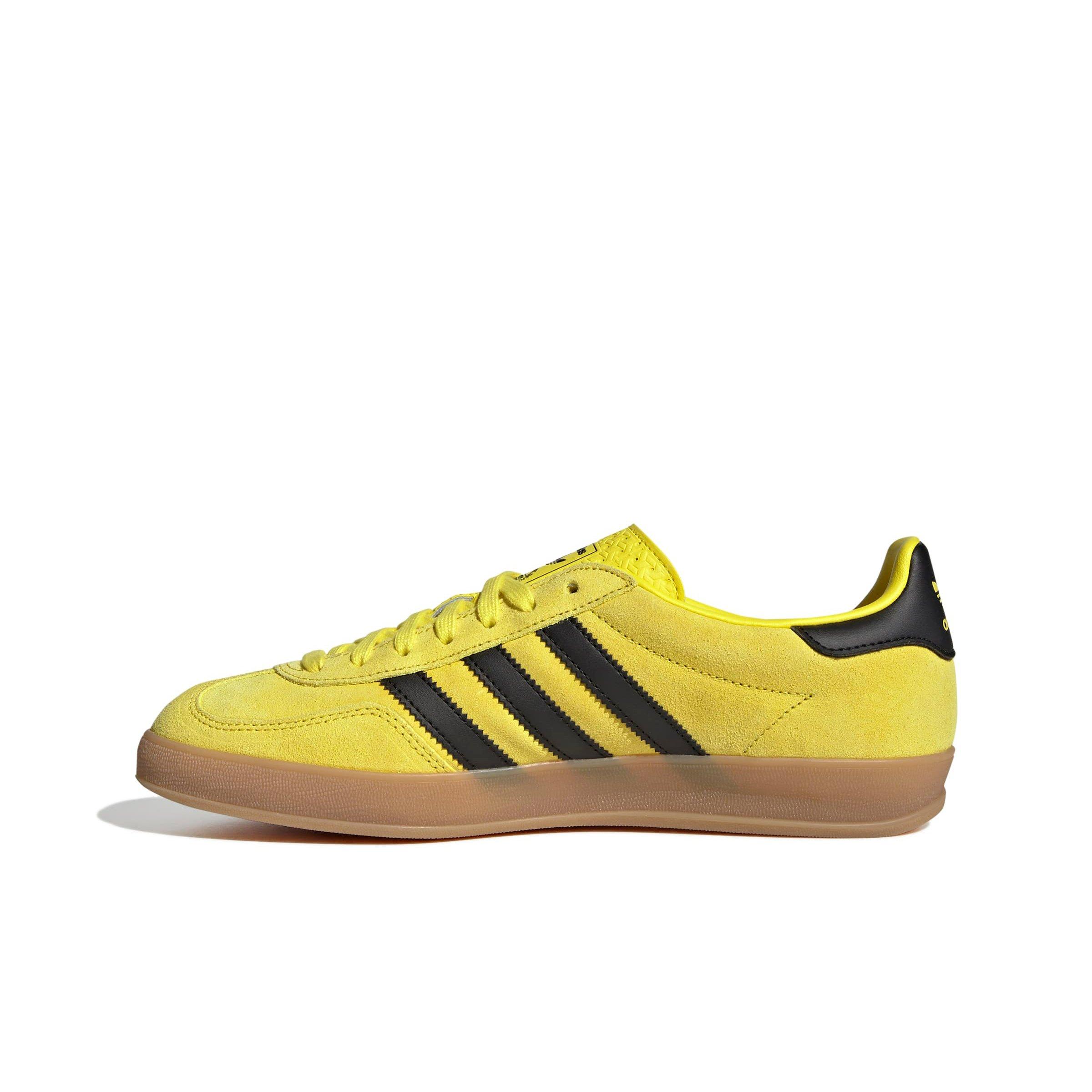 adidas Originals Gazelle "Shock Yellow/Core Black/Gold Metallic" Men's Shoe - YELLOW/BLACK/GOLD Thumbnail View 2