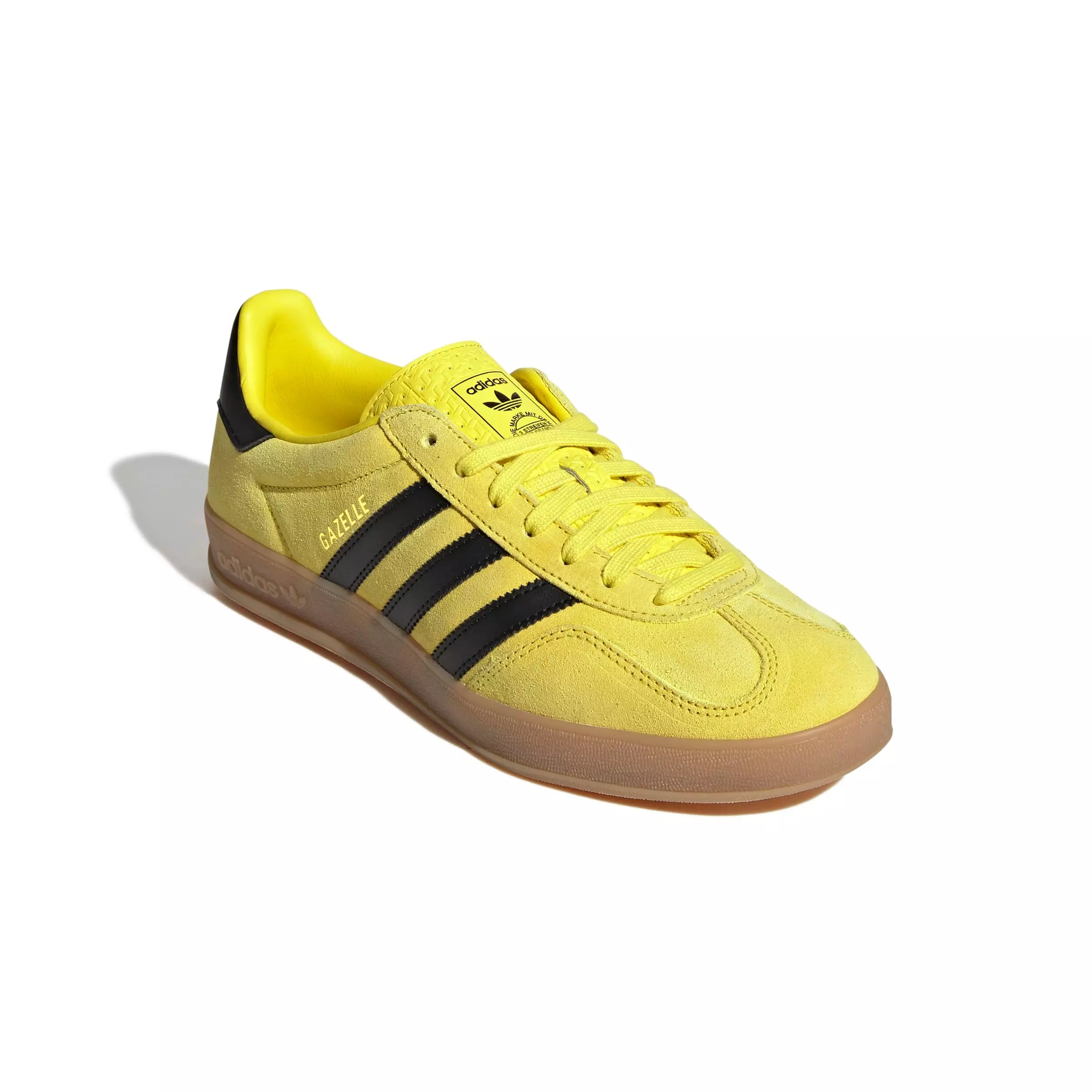 adidas Originals Gazelle "Shock Yellow/Core Black/Gold Metallic" Men's Shoe - YELLOW/BLACK/GOLD