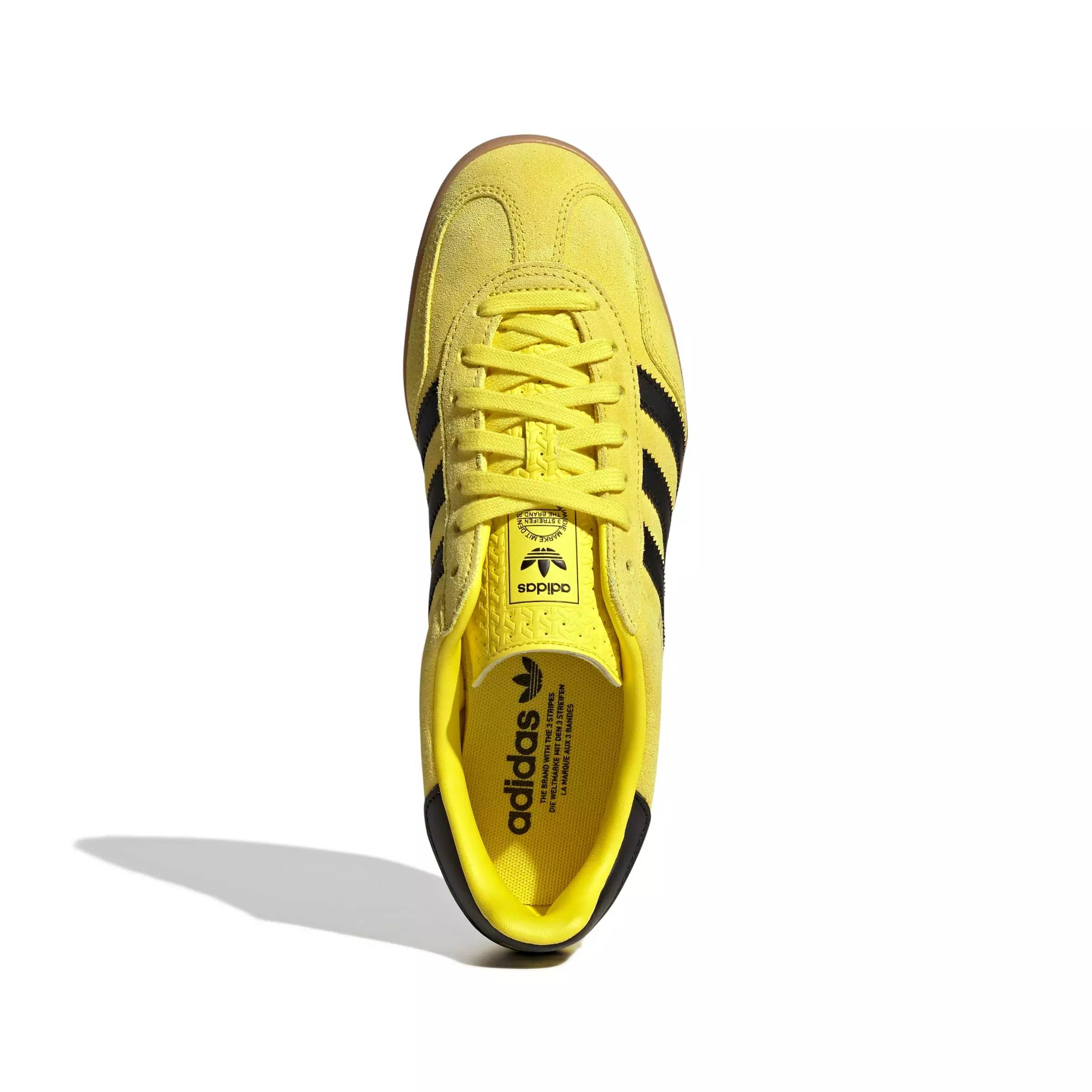 adidas Originals Gazelle "Shock Yellow/Core Black/Gold Metallic" Men's Shoe - YELLOW/BLACK/GOLD