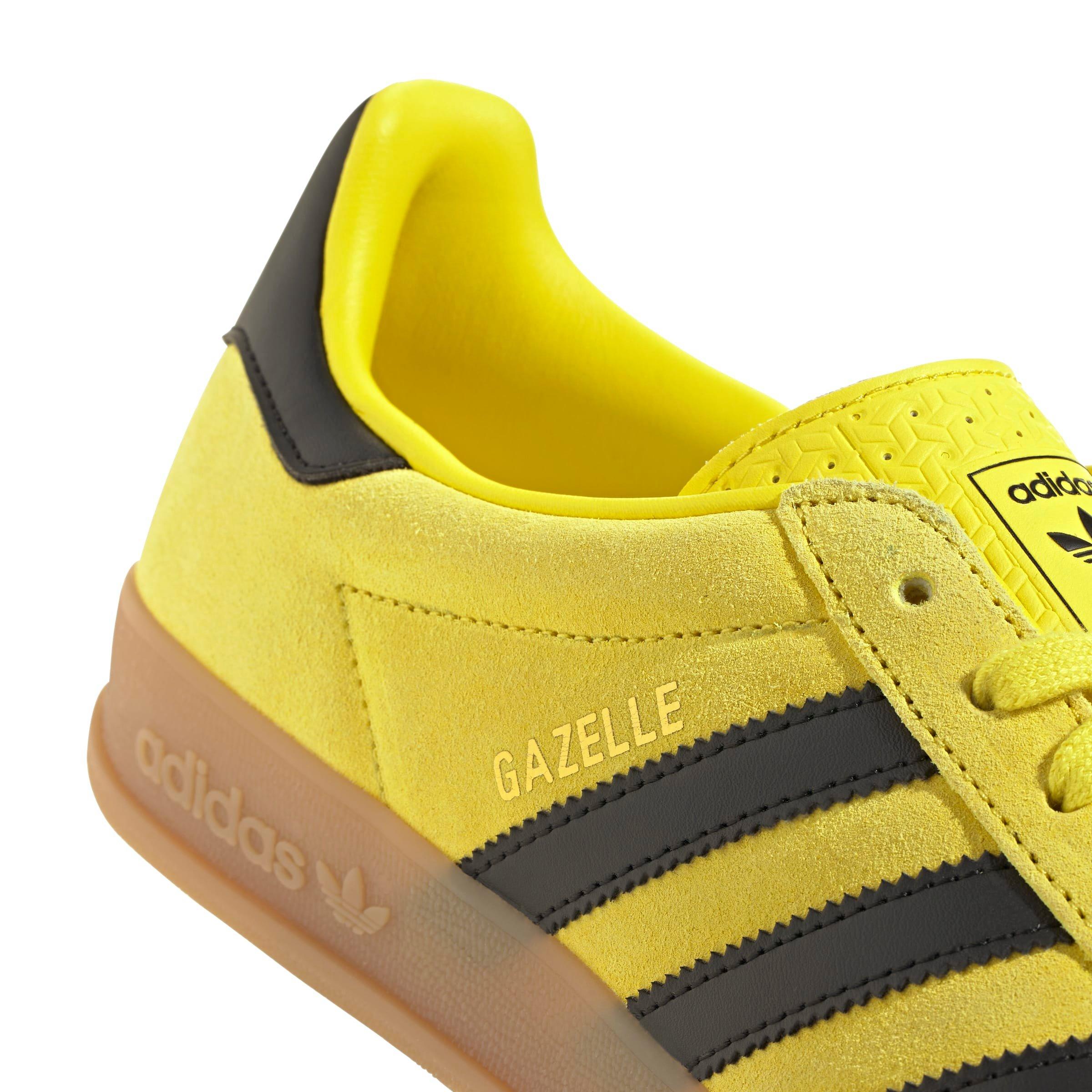 adidas Originals Gazelle "Shock Yellow/Core Black/Gold Metallic" Men's Shoe - YELLOW/BLACK/GOLD Thumbnail View 8