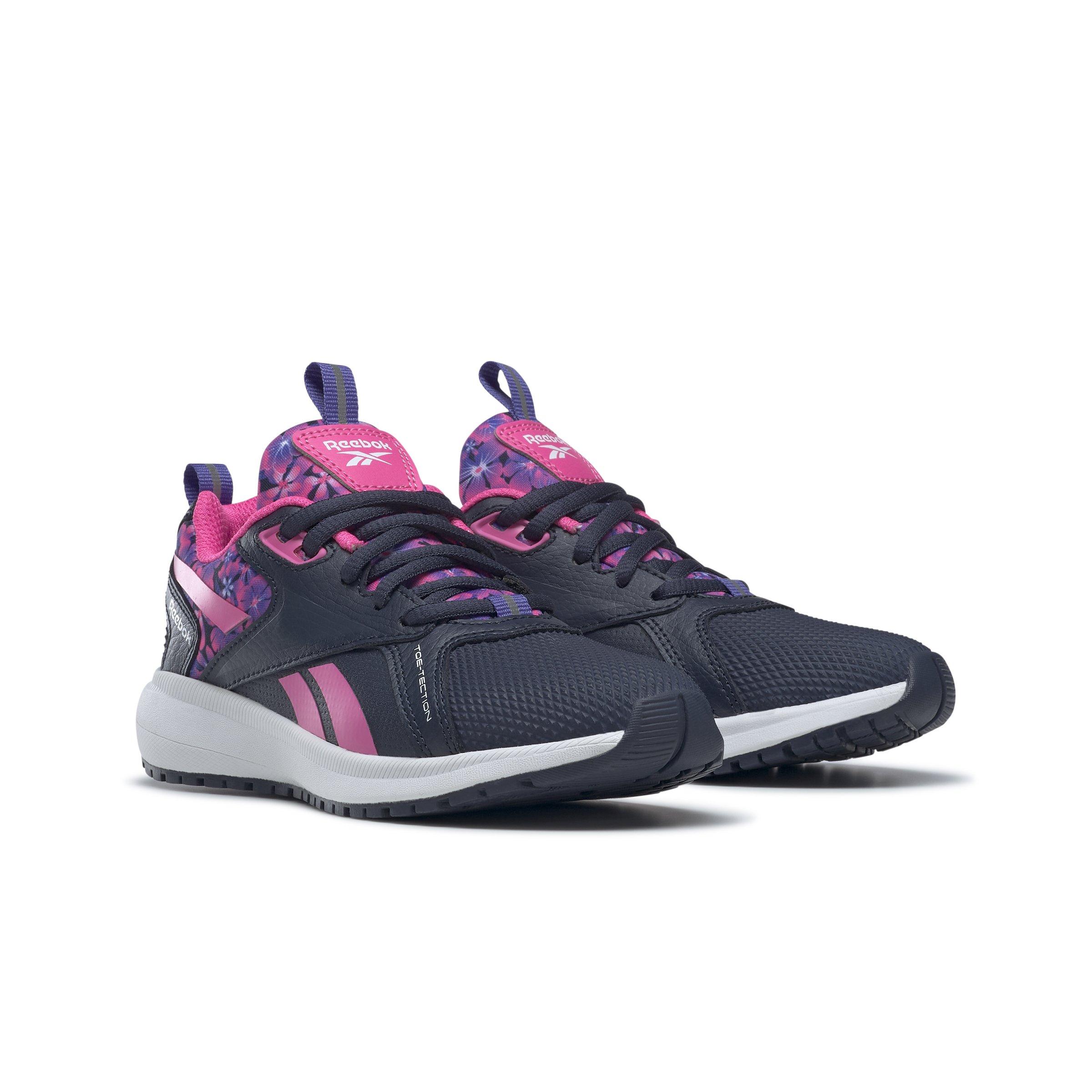 Reebok Girls Durable XT Alt Sneaker - Navy/Pi