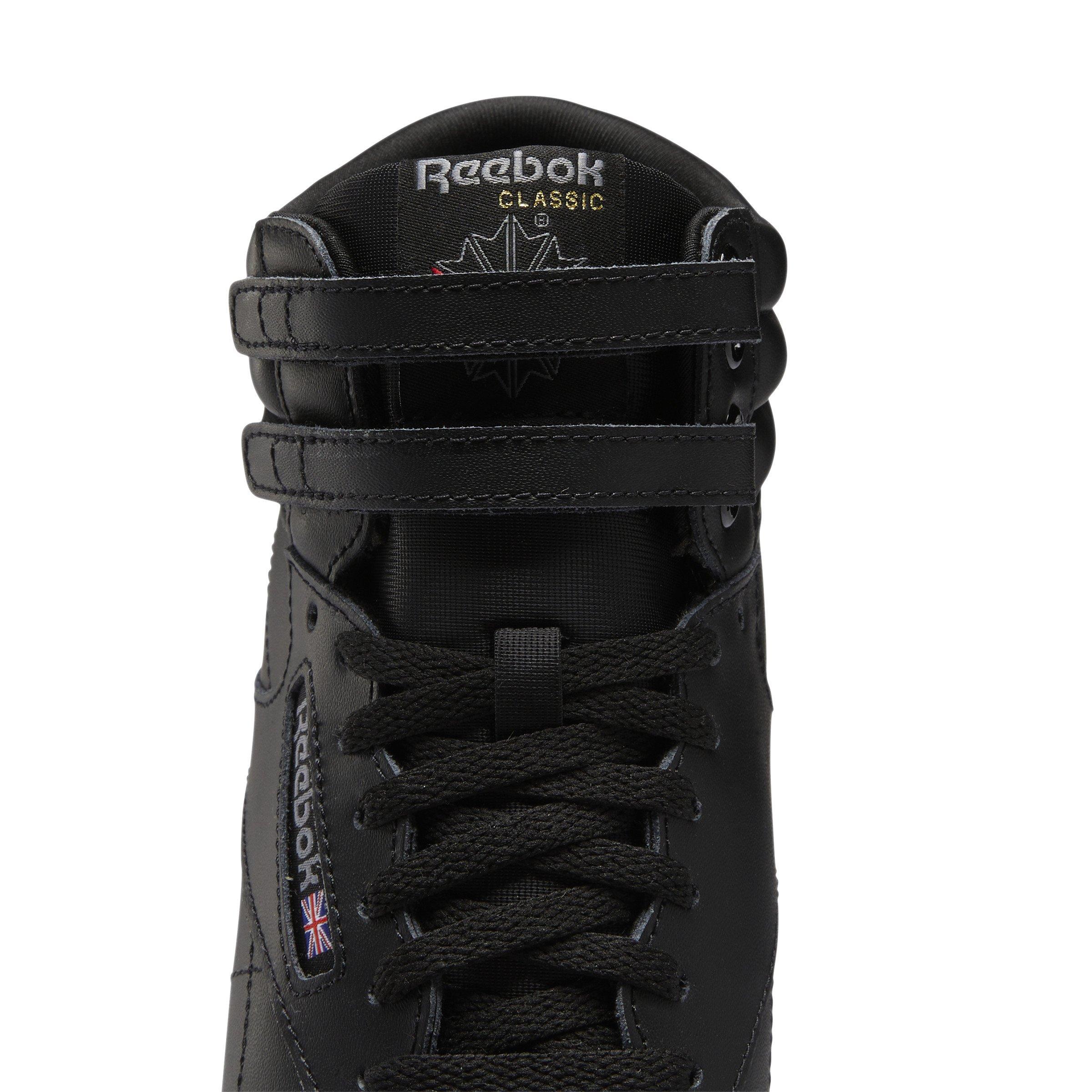 Reebok EX-O-FIT HI Grade School Girls' "Core Black/Core Black/Pure Grey 5" Training Shoe