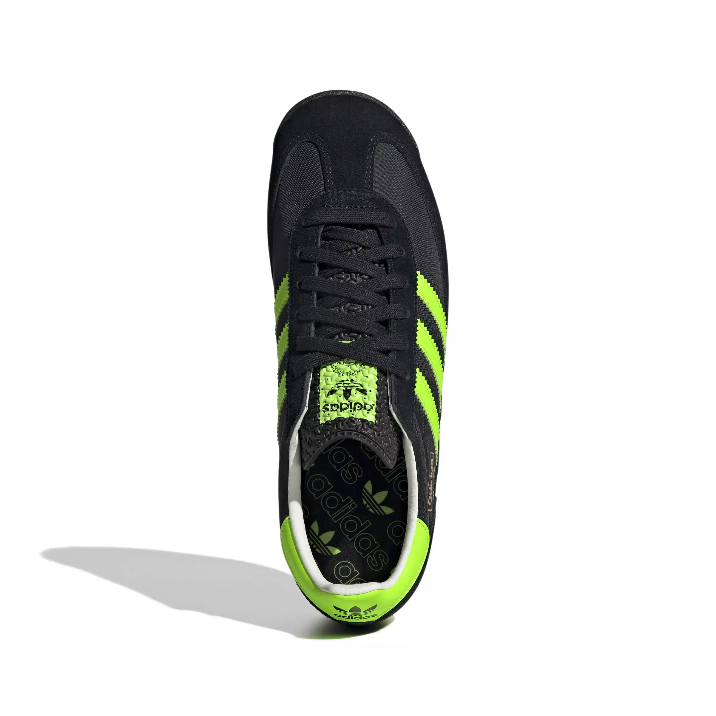 adidas Originals SL 72 RS "Core Black/Solar Green/Off White" Men's Shoe - BLACK/GREEN/OFF WHITE