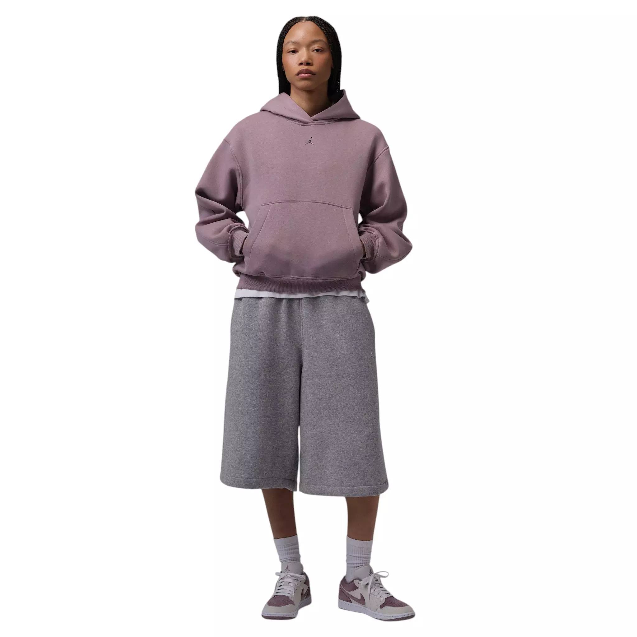 Jordan Women's Brooklyn Pullover Hoodie - Purple - PURPLE