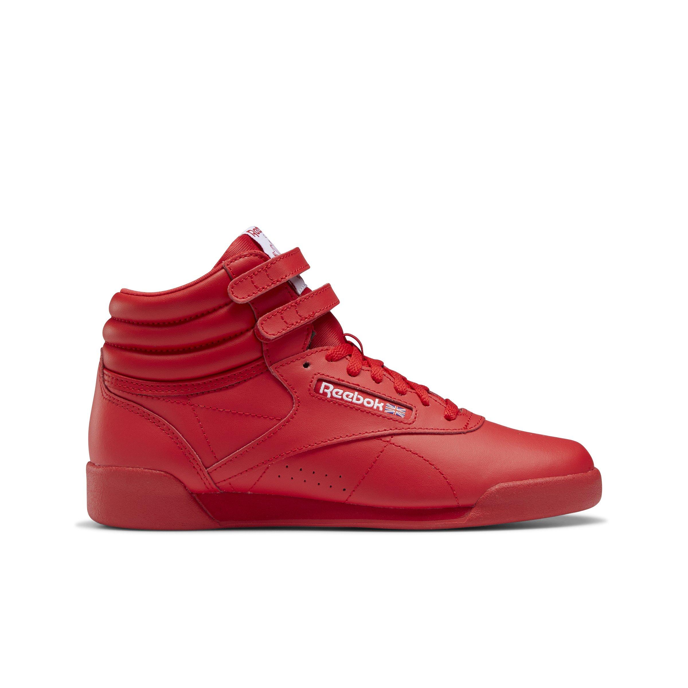 Reebok freestyle hi store mens red