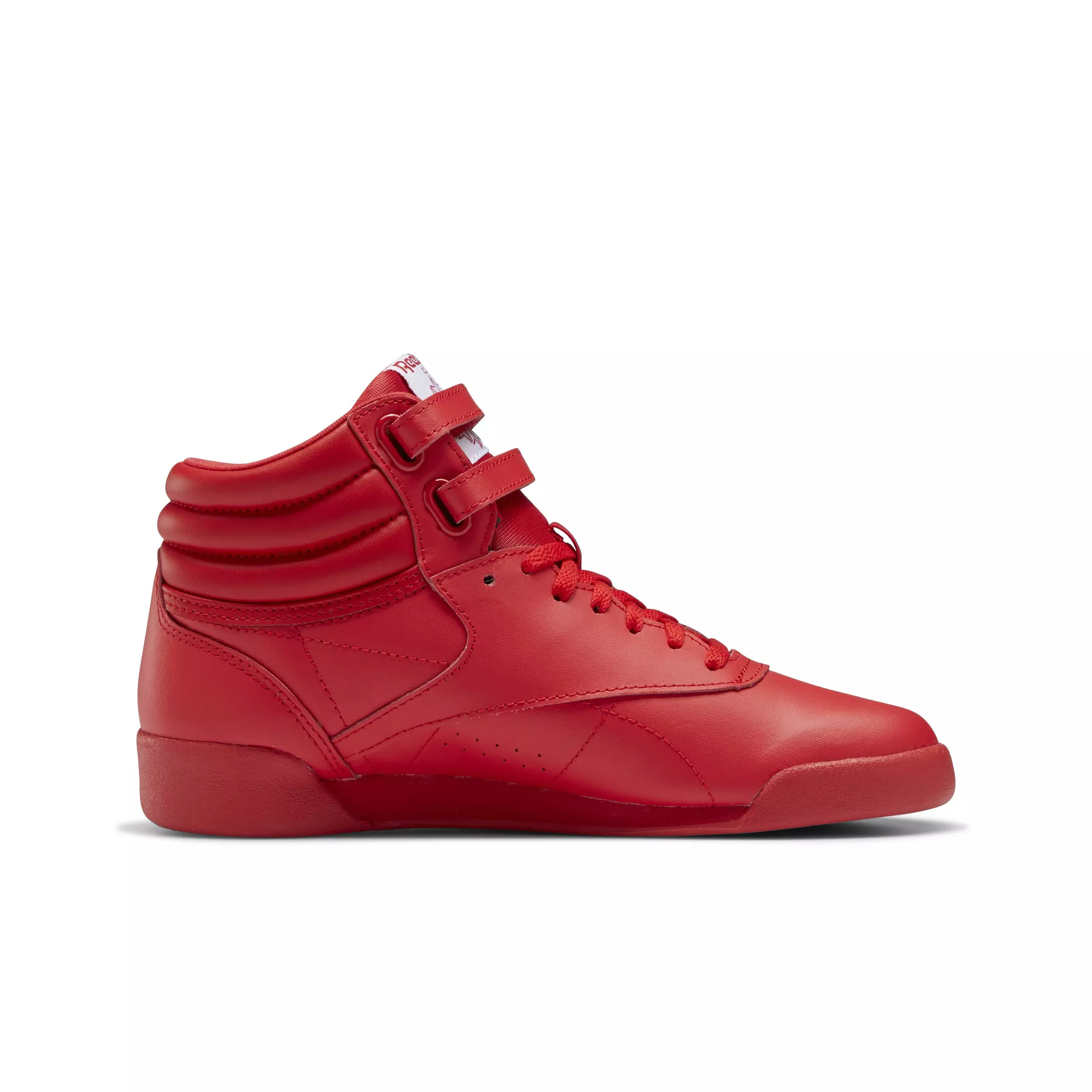 Reebok EX-O-FIT HI "Vector Red/Vector Red/Ftwr White" Grade School Girls' Training Shoe - RED/RED/WHITE