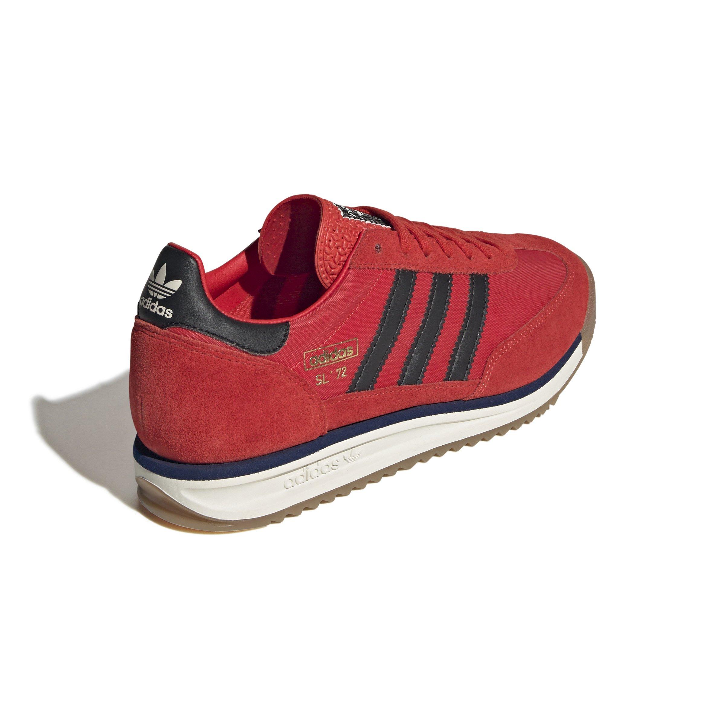 adidas Originals SL 72 RS "Red/Core Black/Dark Blue" Men's Shoe - RED/BLACK/DK BLUE Thumbnail View 4