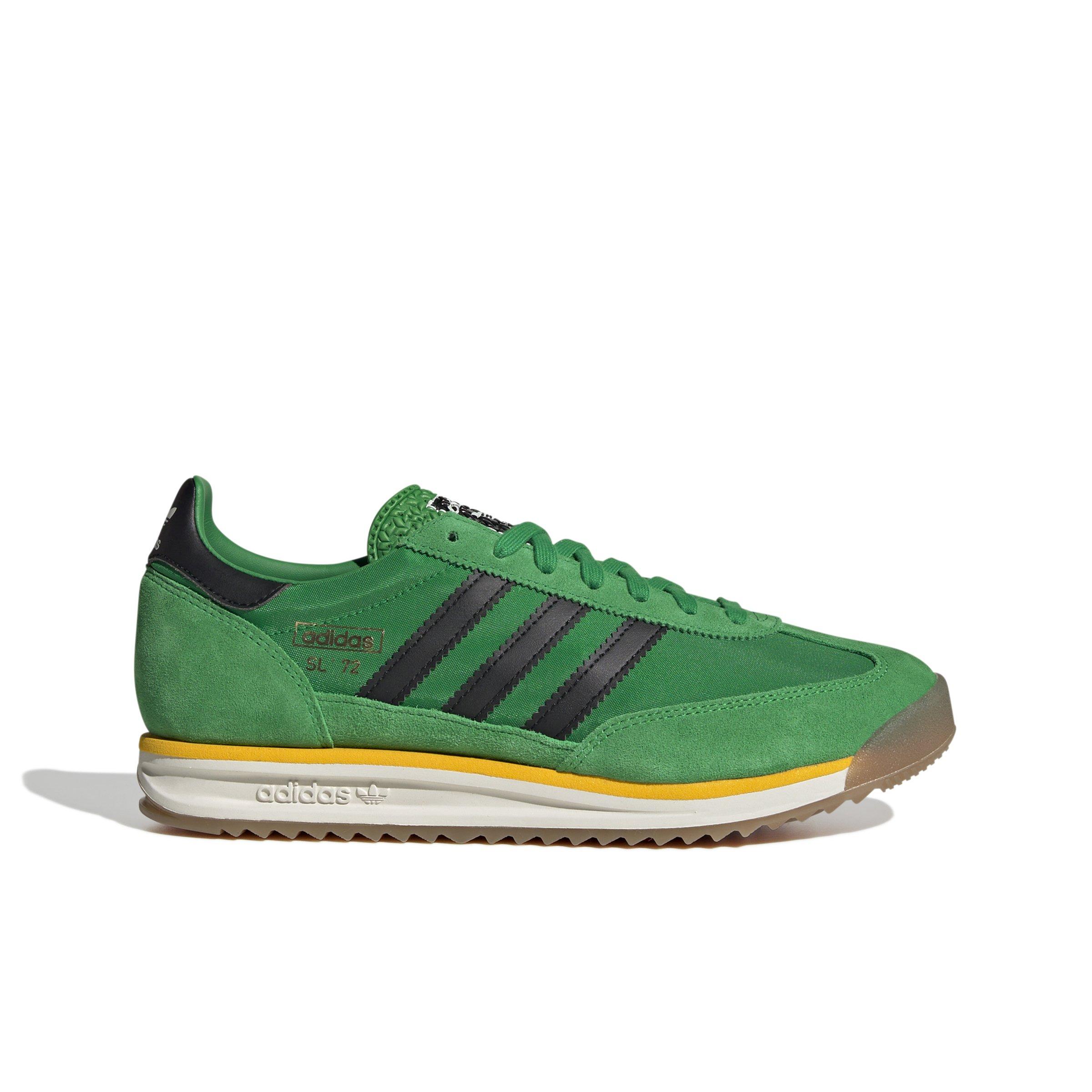 adidas Originals SL 72 RS "Green/Off White/Crew Yellow" Men's Shoe - GREEN/OFF WHITE/YELLOW Thumbnail View 1