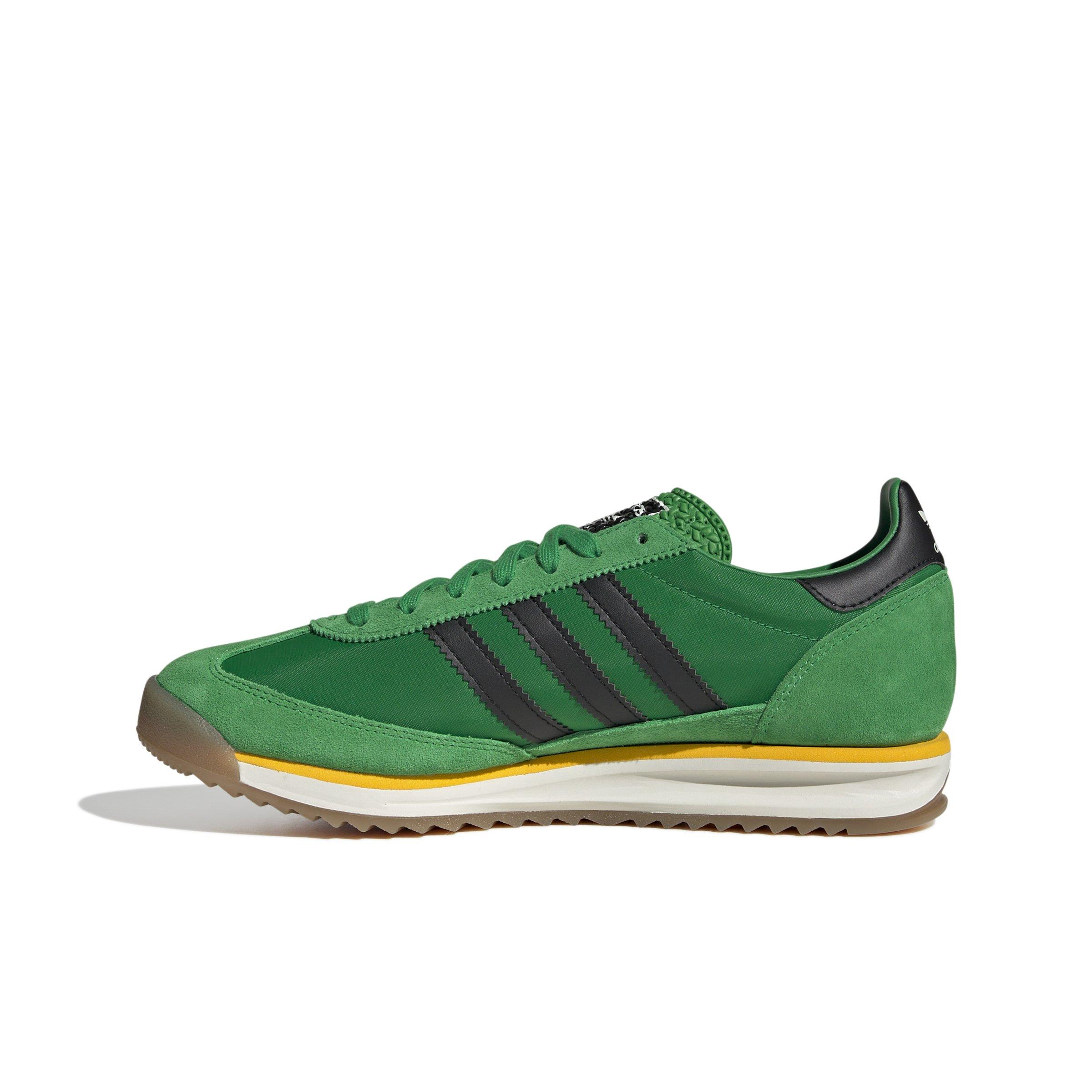adidas Originals SL 72 RS "Green/Off White/Crew Yellow" Men's Shoe - GREEN/OFF WHITE/YELLOW Thumbnail View 2