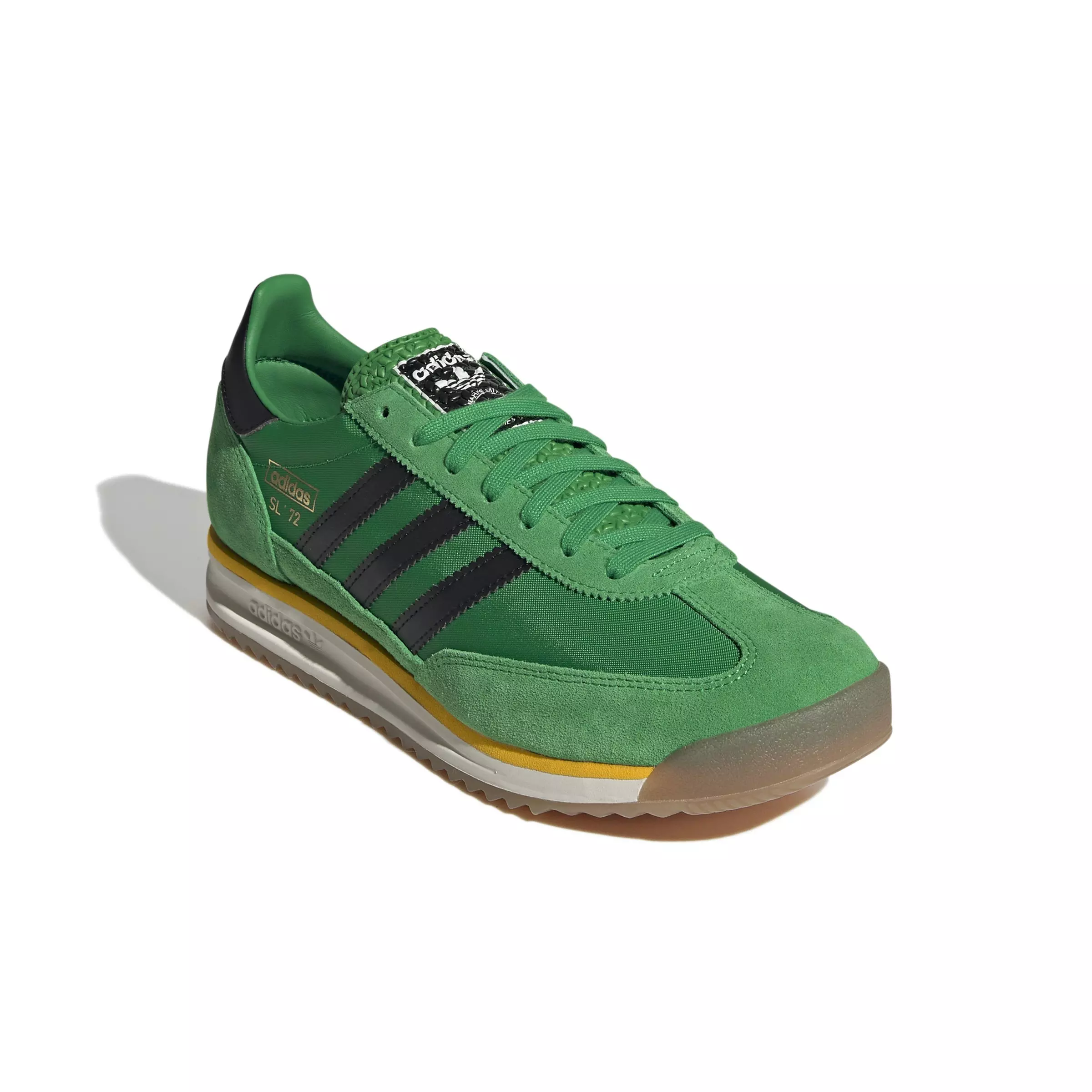 adidas Originals SL 72 RS "Green/Off White/Crew Yellow" Men's Shoe - GREEN/OFF WHITE/YELLOW