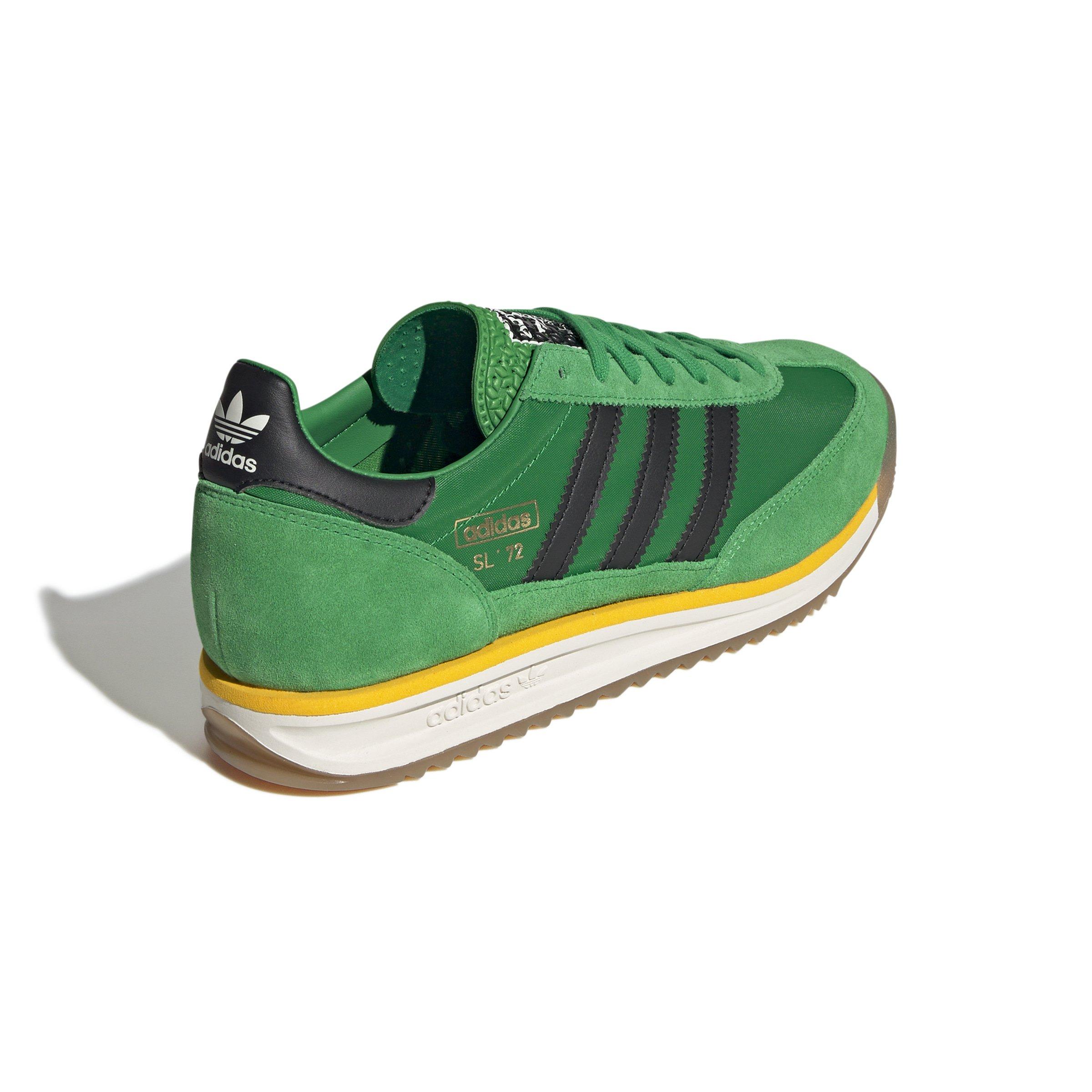 adidas Originals SL 72 RS "Green/Off White/Crew Yellow" Men's Shoe - GREEN/OFF WHITE/YELLOW Thumbnail View 4