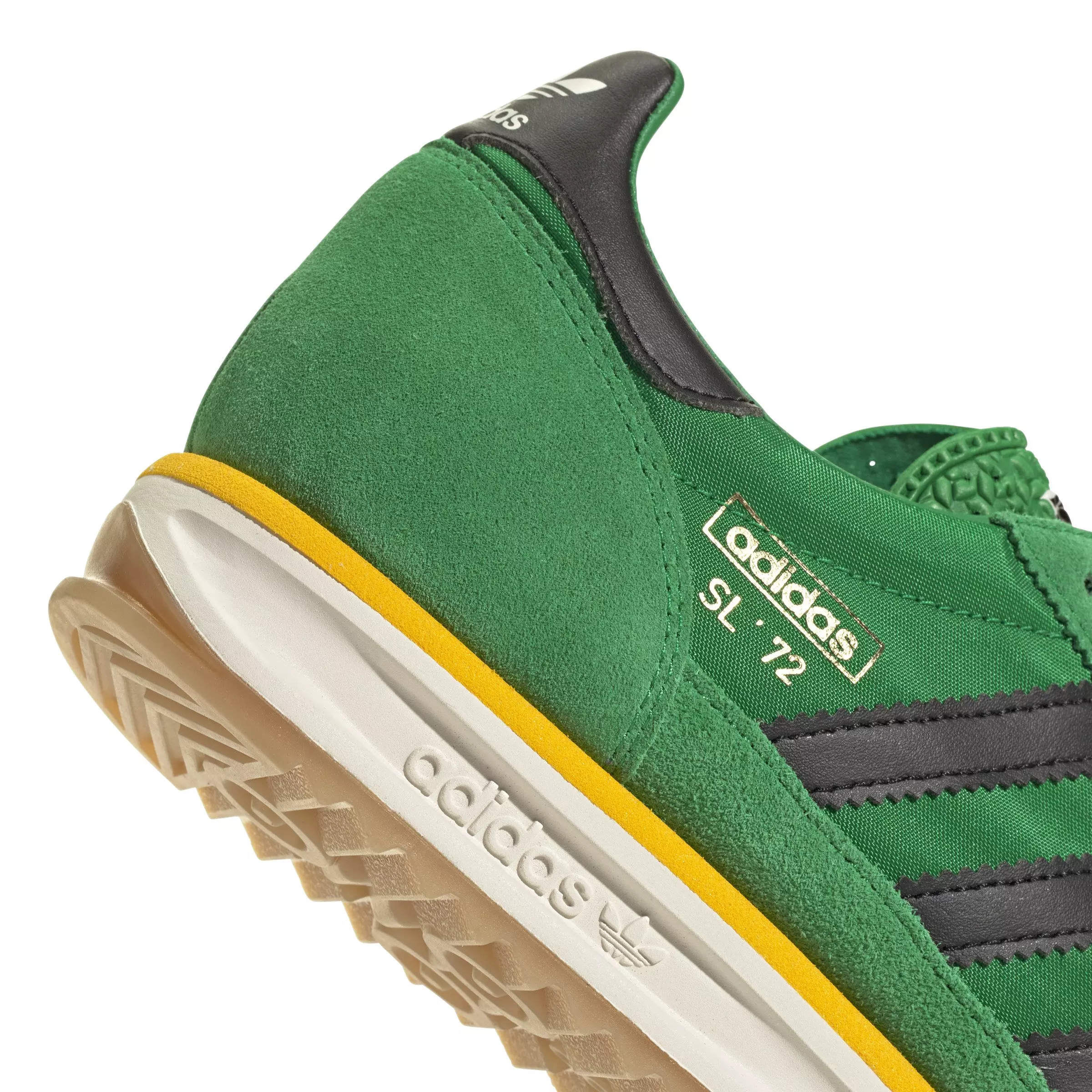 adidas Originals SL 72 RS "Green/Off White/Crew Yellow" Men's Shoe - GREEN/OFF WHITE/YELLOW